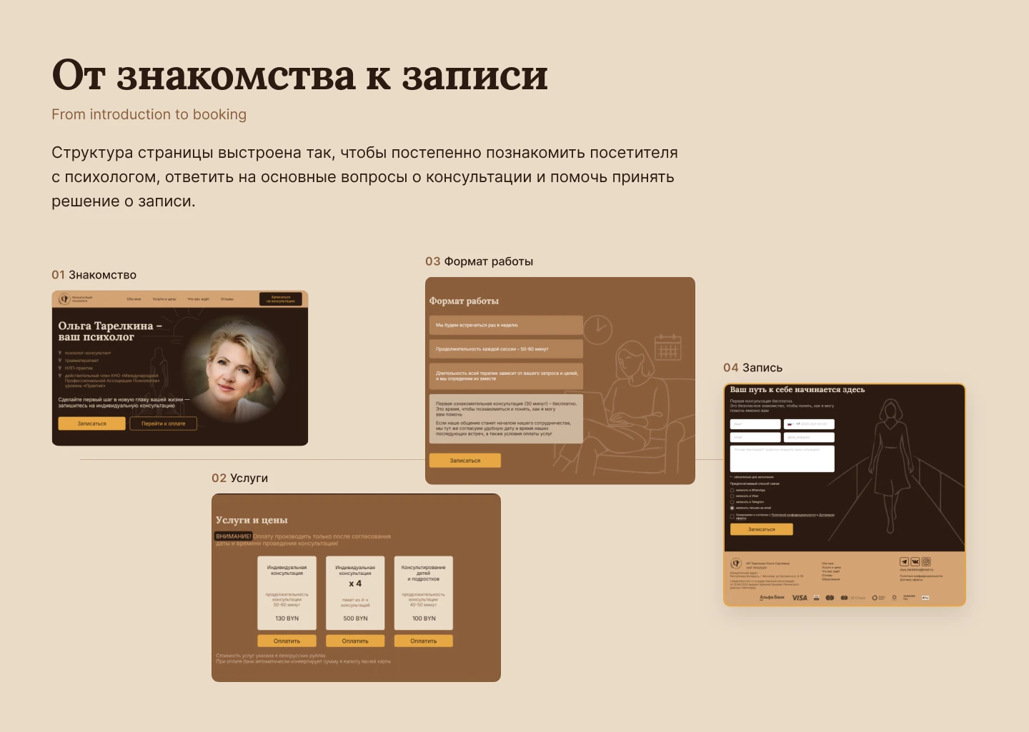 Сайт для психолога — Изображение №3 — Интерфейсы, Нейро на Dprofile
