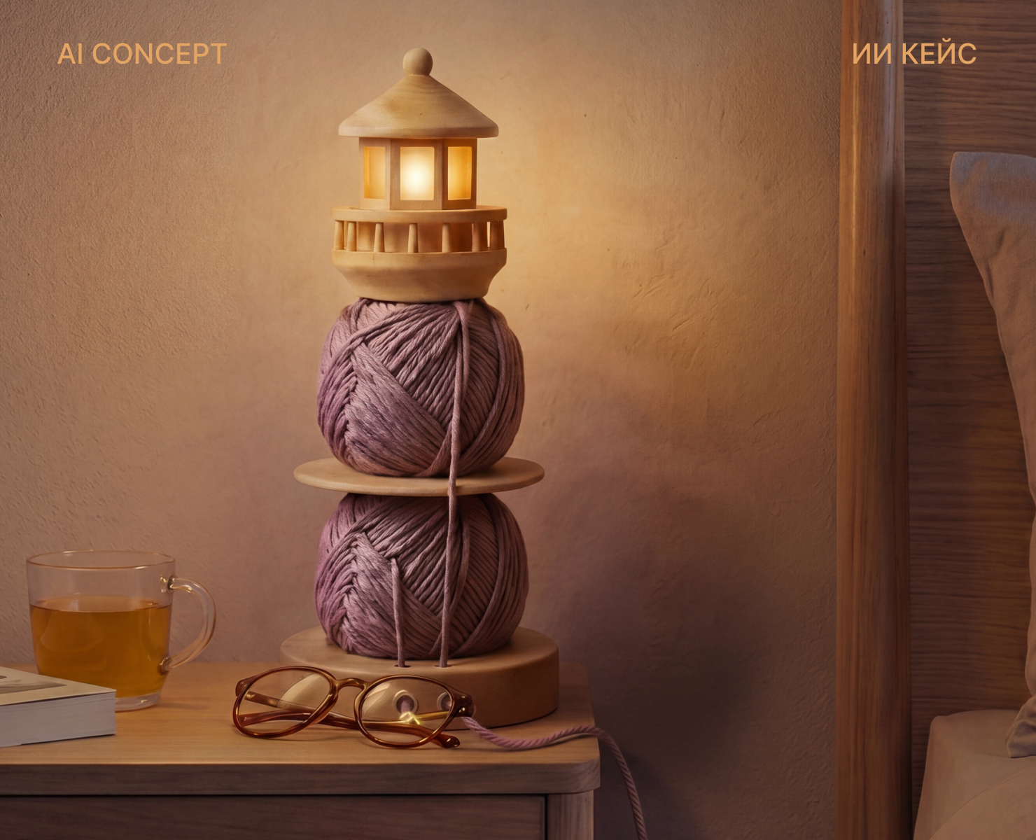 ИИ кейс/Маяк - держатель для пряжи на Dprofile