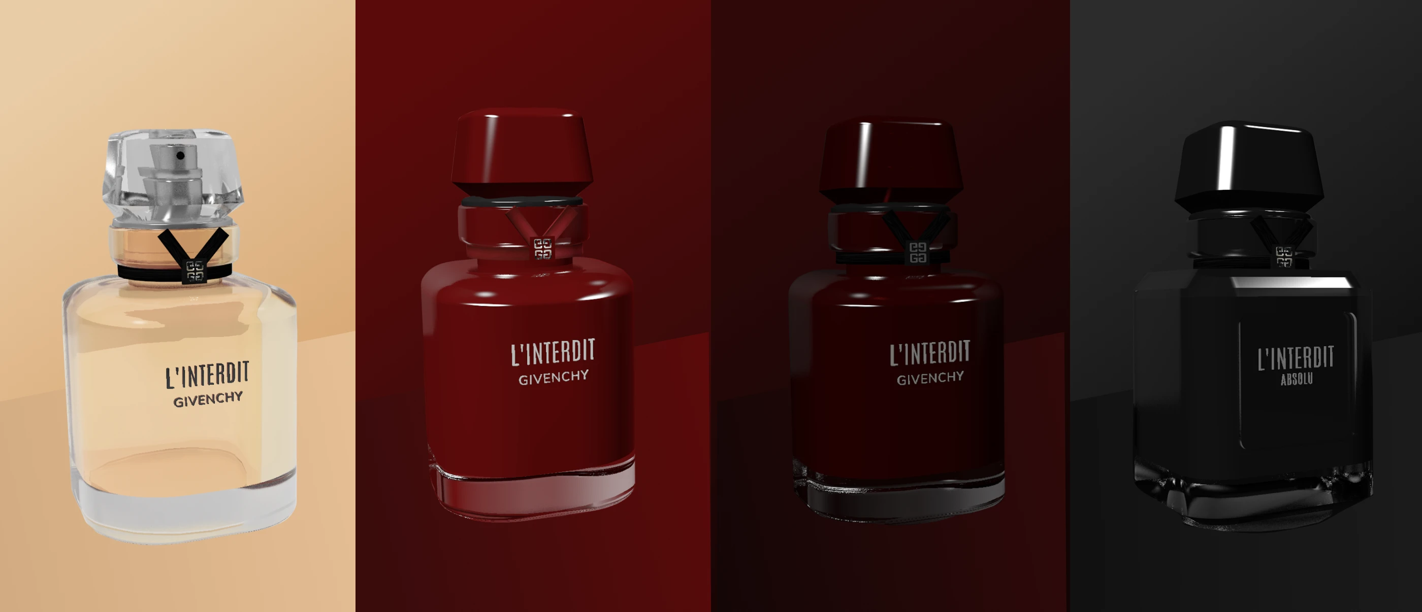 Givenchy L'Interdit | Website Design Concept | UI/UX — Изображение №3 — Интерфейсы, 3D на Dprofile