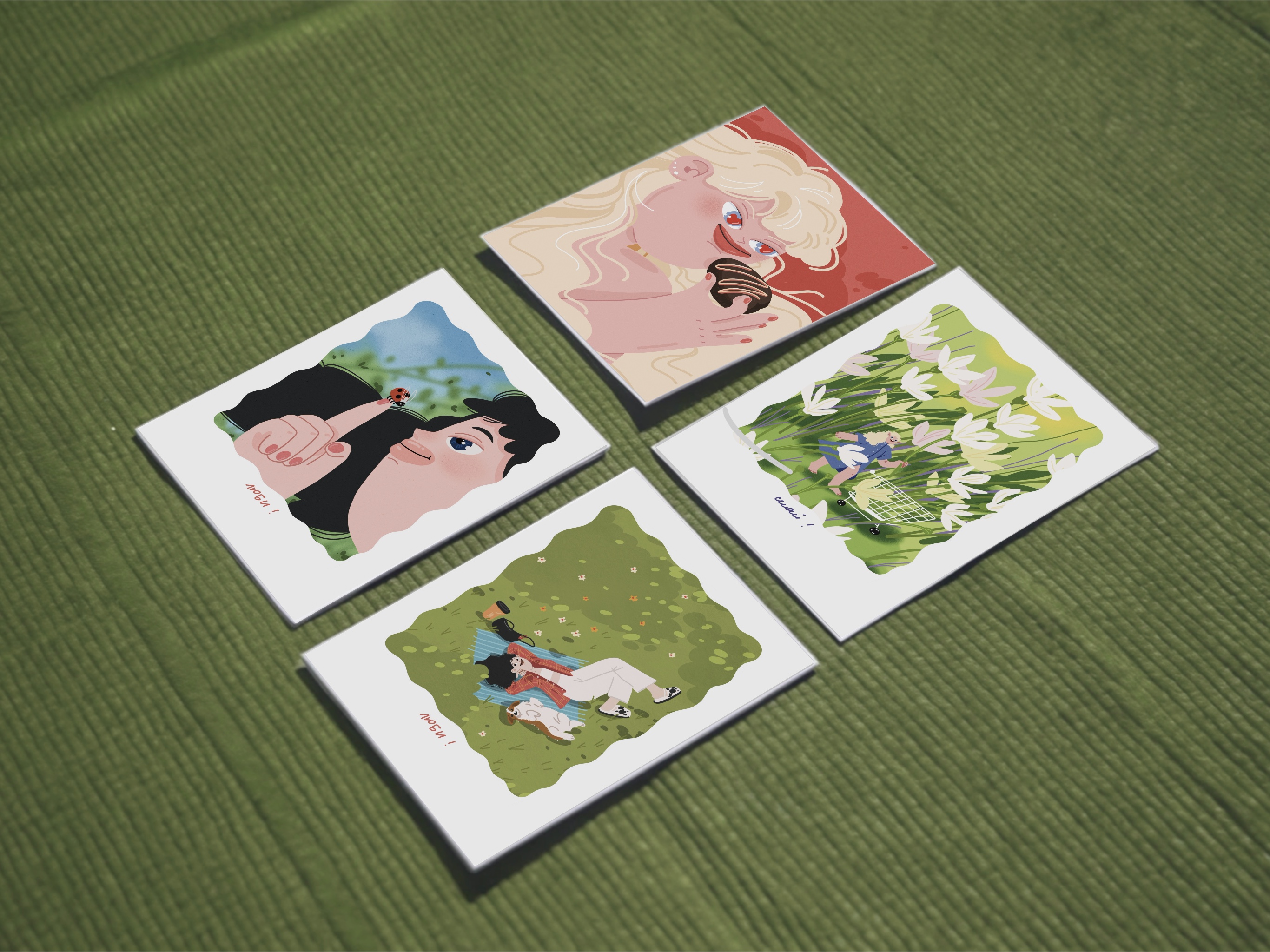 Для весенних открыток и бирок — Изображение №1 — Иллюстрация на Dprofile