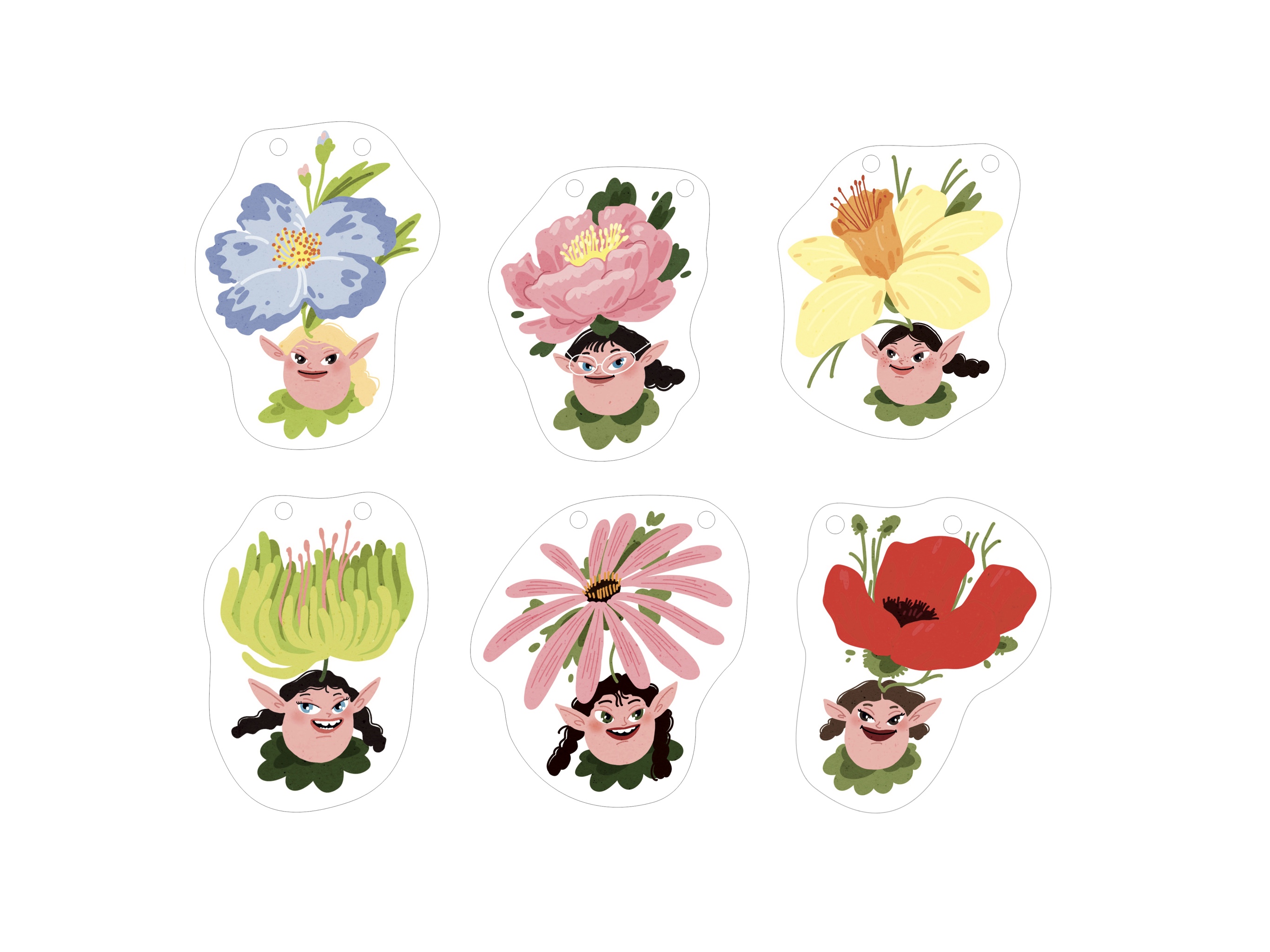 Для весенних открыток и бирок — Изображение №2 — Иллюстрация на Dprofile