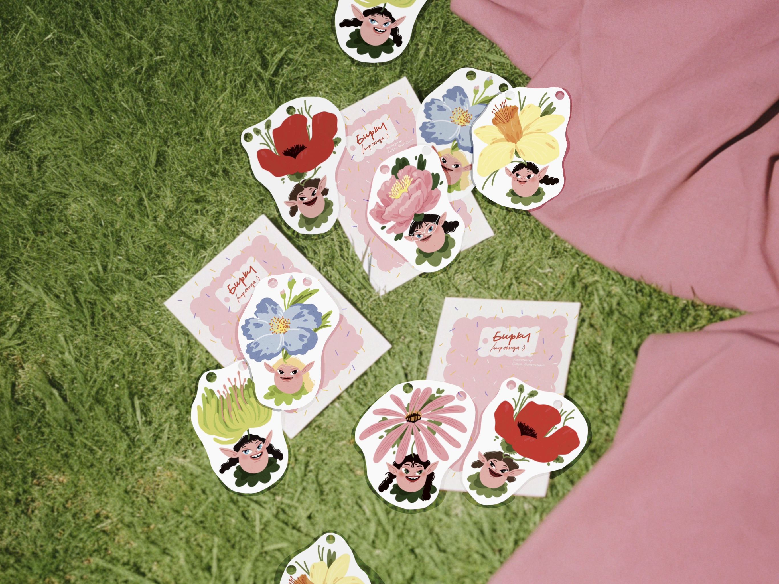 Для весенних открыток и бирок — Изображение №5 — Иллюстрация на Dprofile