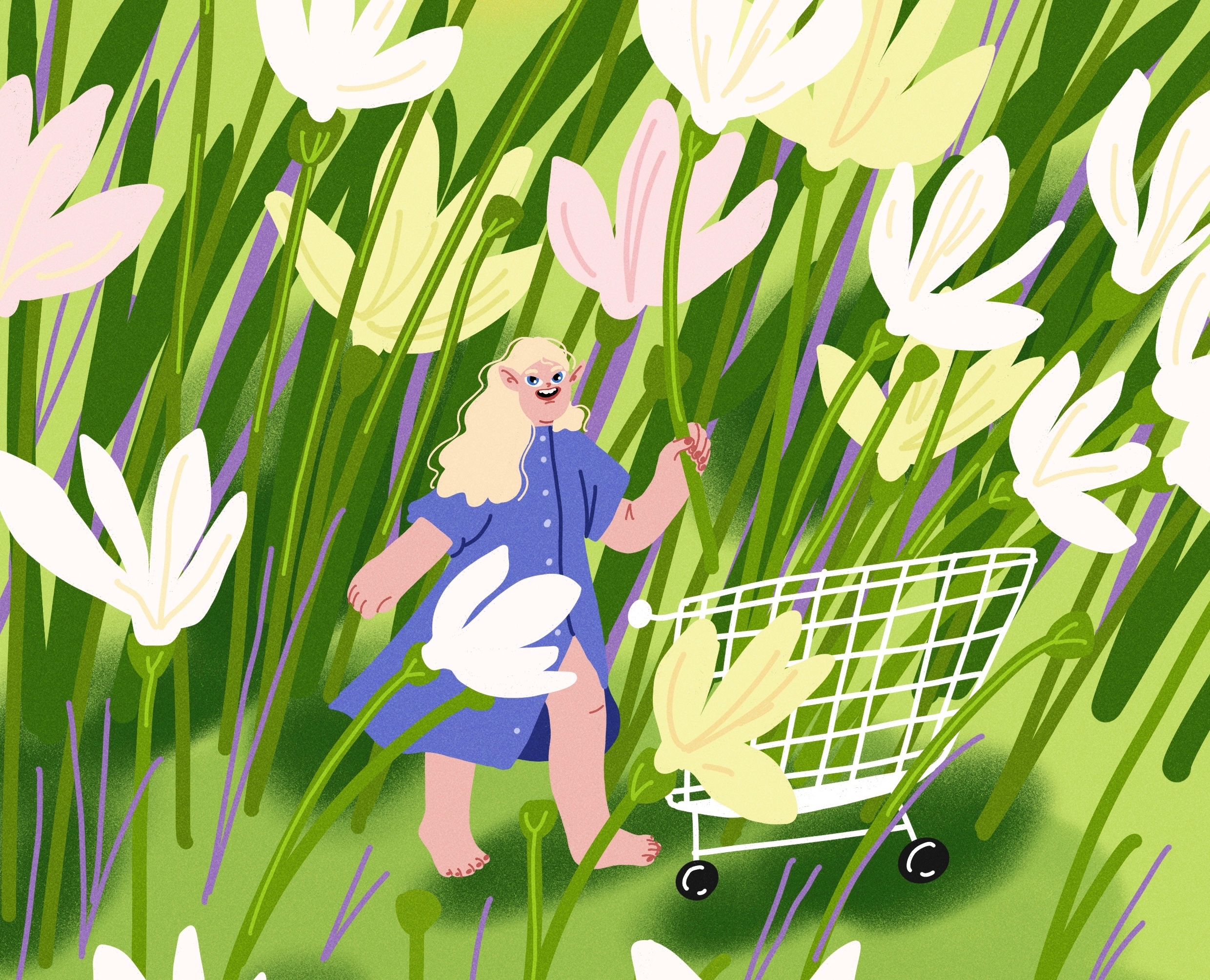 Для весенних открыток и бирок — Иллюстрация на Dprofile