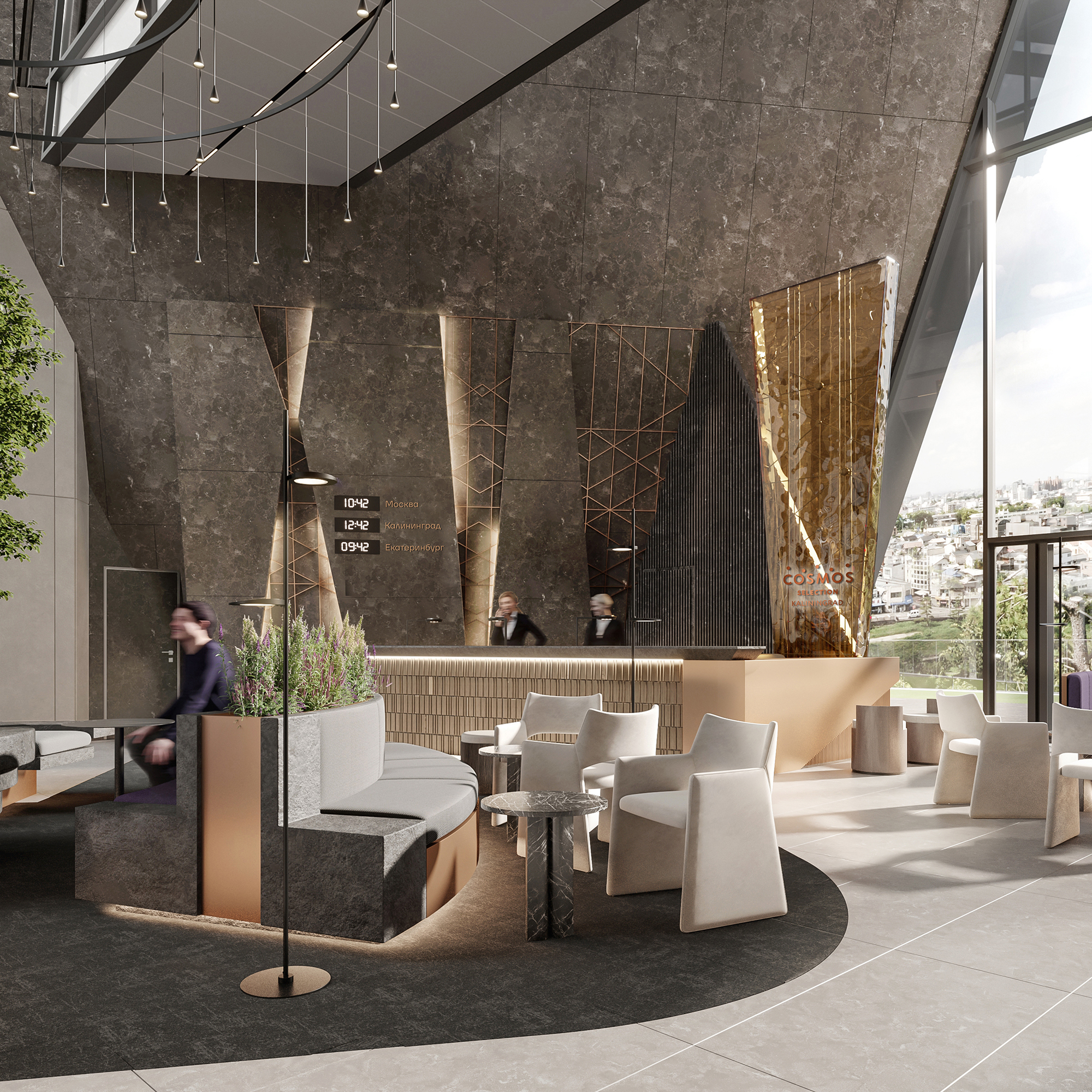 Навигация в гостинице Cosmos в Калининграде — Изображение №9 — Графика, Архитектура на Dprofile