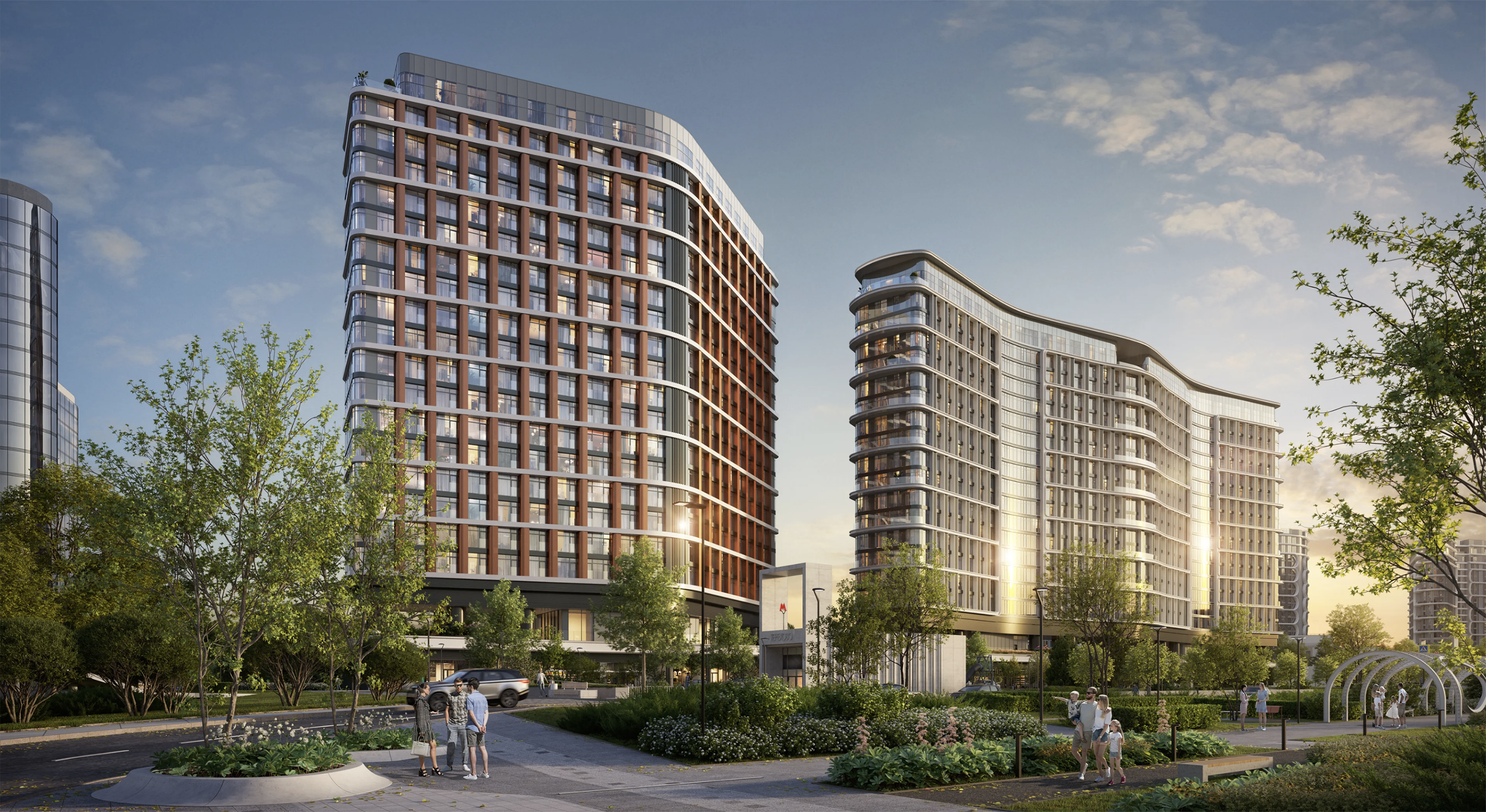 Навигация для ЖК Остров — Изображение №1 — Графика, Архитектура на Dprofile