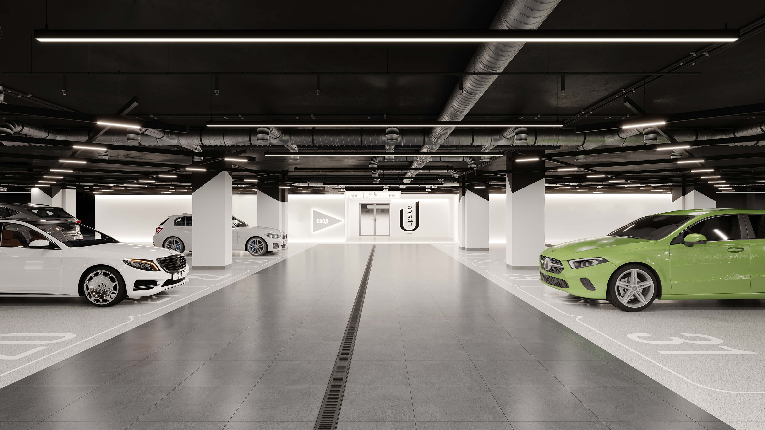 Навигация в ЖК Upside Towers — Изображение №13 — Графика, Архитектура на Dprofile