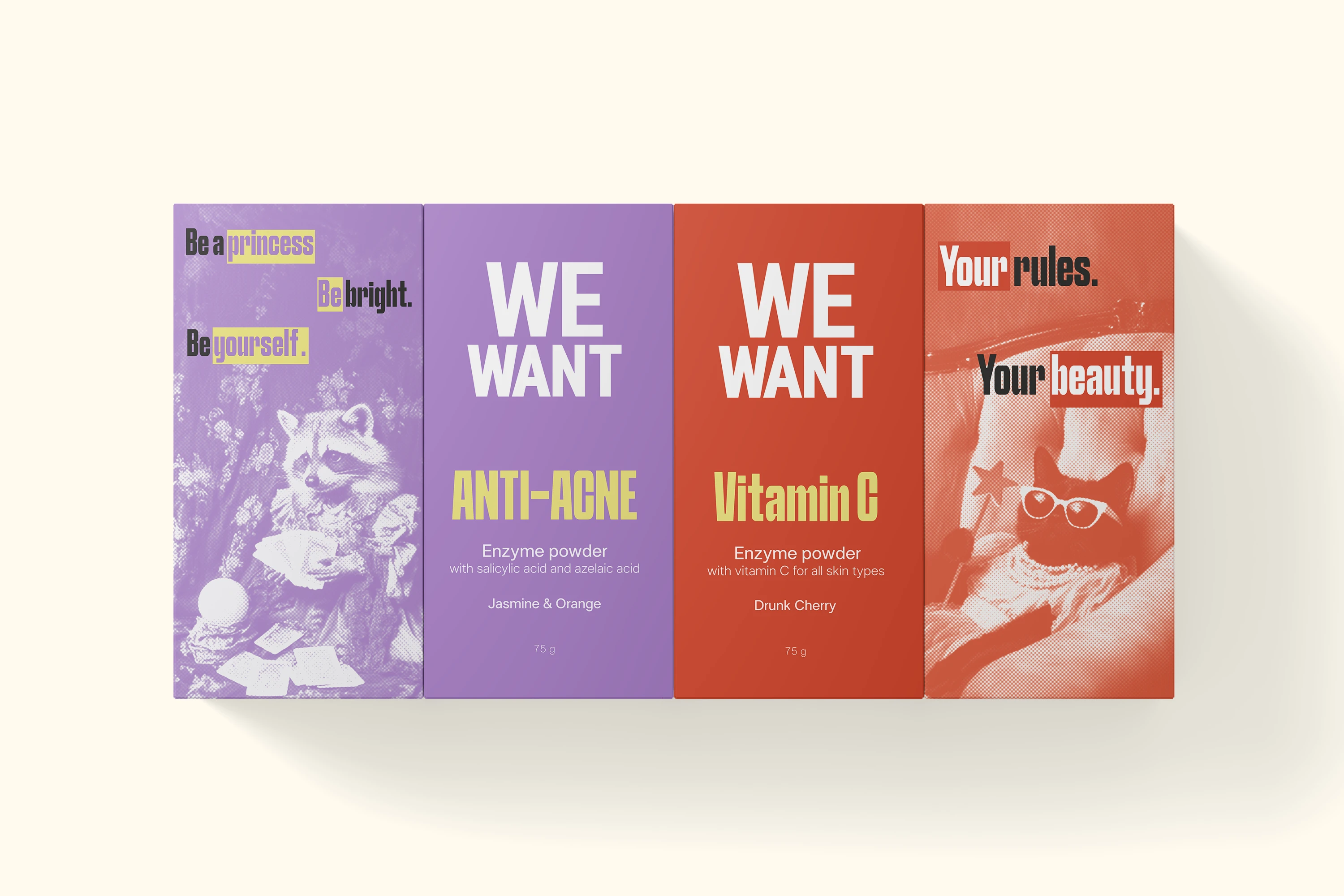 WE WANT: фирменный стиль + упаковка — Изображение №8 — Брендинг, Графика на Dprofile