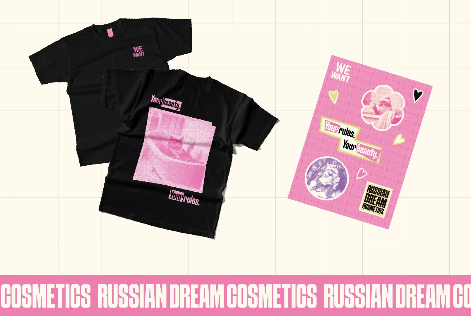 WE WANT: фирменный стиль + упаковка — Изображение №6 — Брендинг, Графика на Dprofile