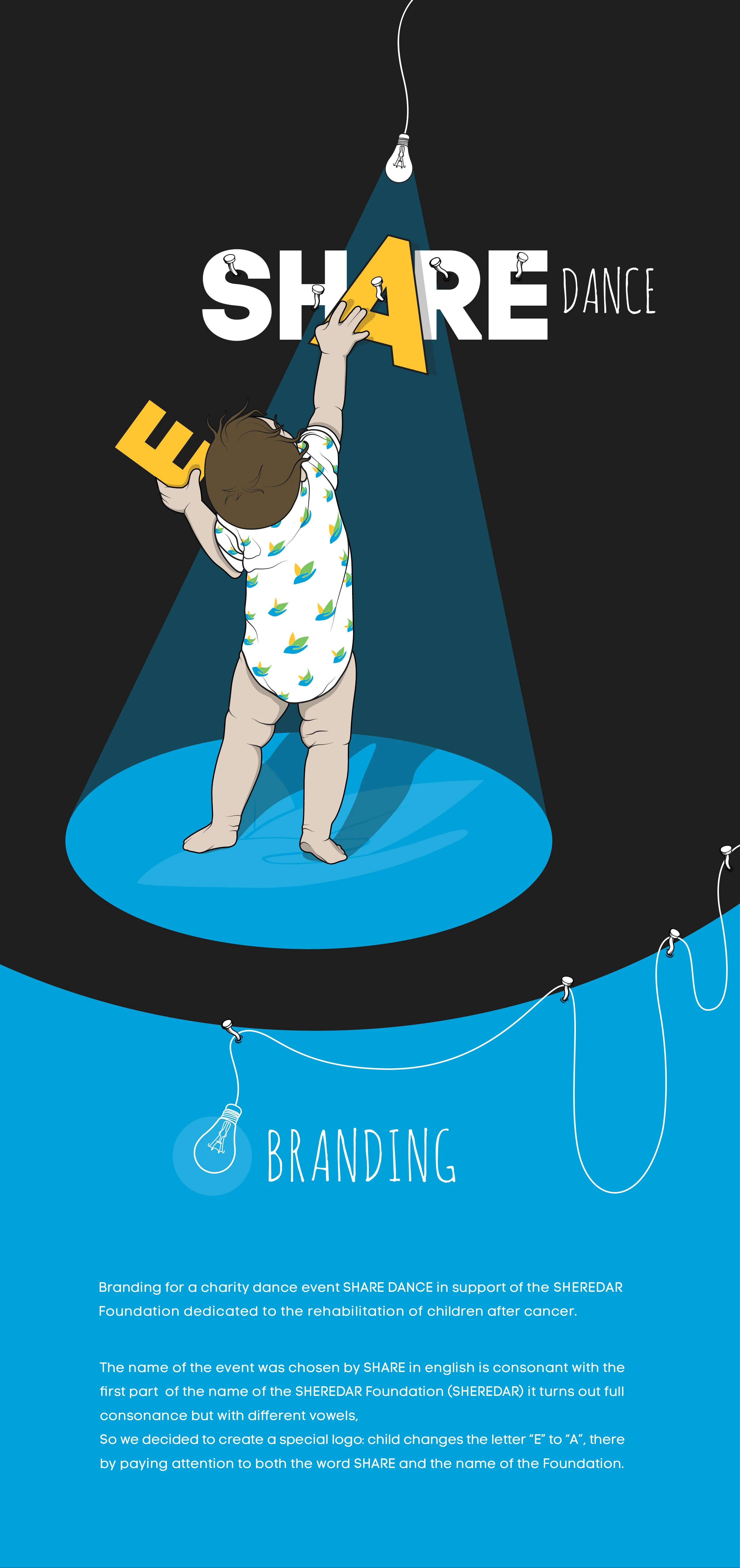 SHARE DANCE CHARITY BATTLE | BRANDING — Изображение №1 — Брендинг на Dprofile