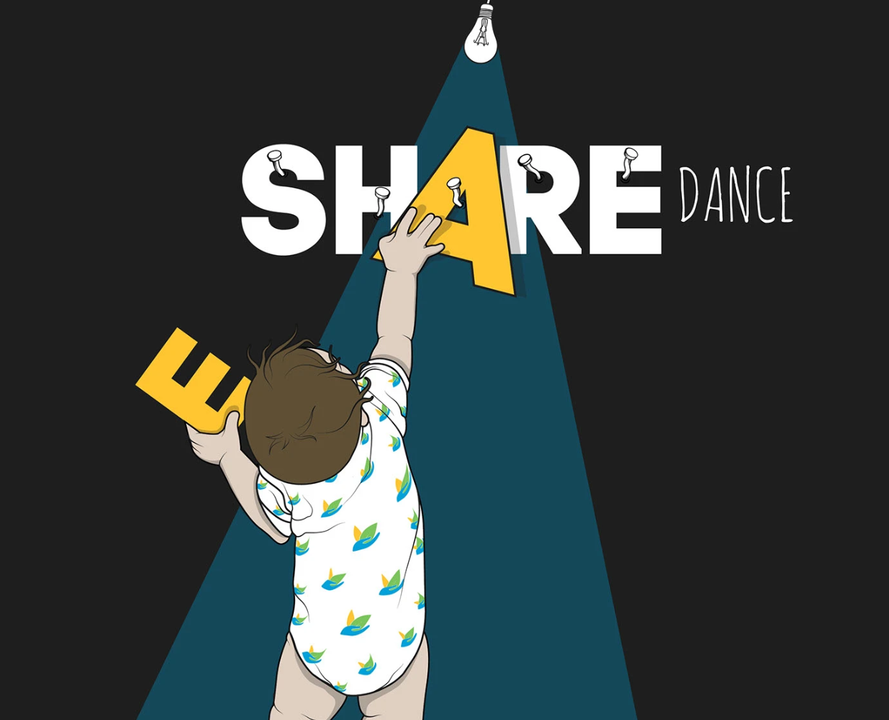 SHARE DANCE CHARITY BATTLE | BRANDING — Брендинг на Dprofile