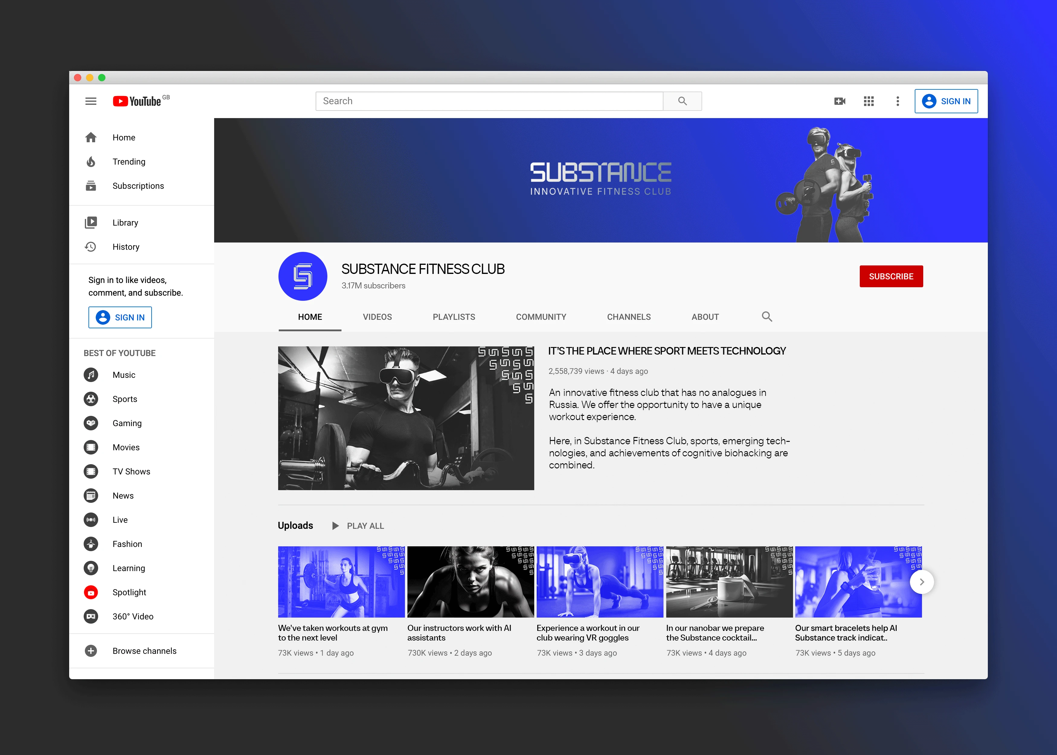 SUBSTANCE FITNESS CLUB BRANDING — Изображение №13 — Брендинг на Dprofile