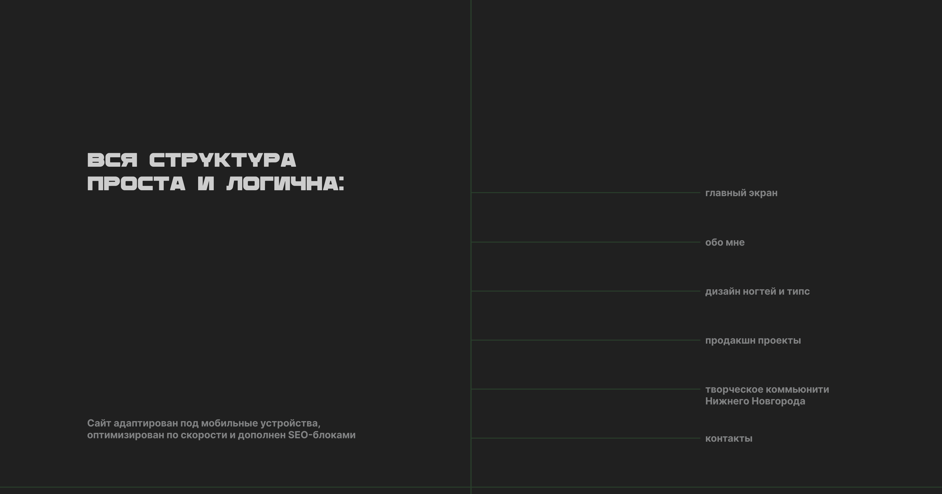 Многостраничный сайт-портфолио для арт-директора — Изображение №6 — Интерфейсы, Анимация на Dprofile