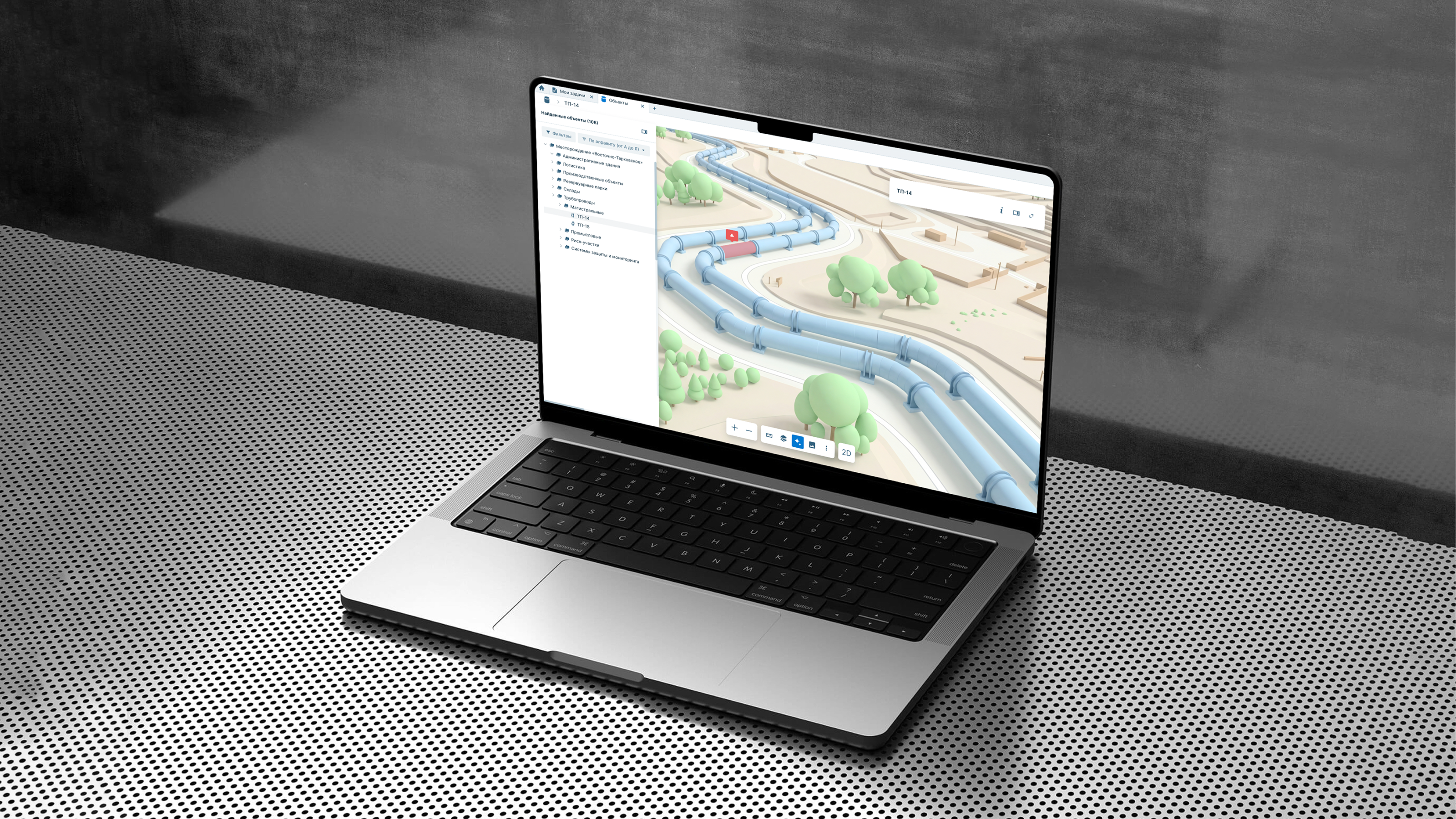 Цифровой двойник/ Газпром нефть — Изображение №4 — Интерфейсы на Dprofile