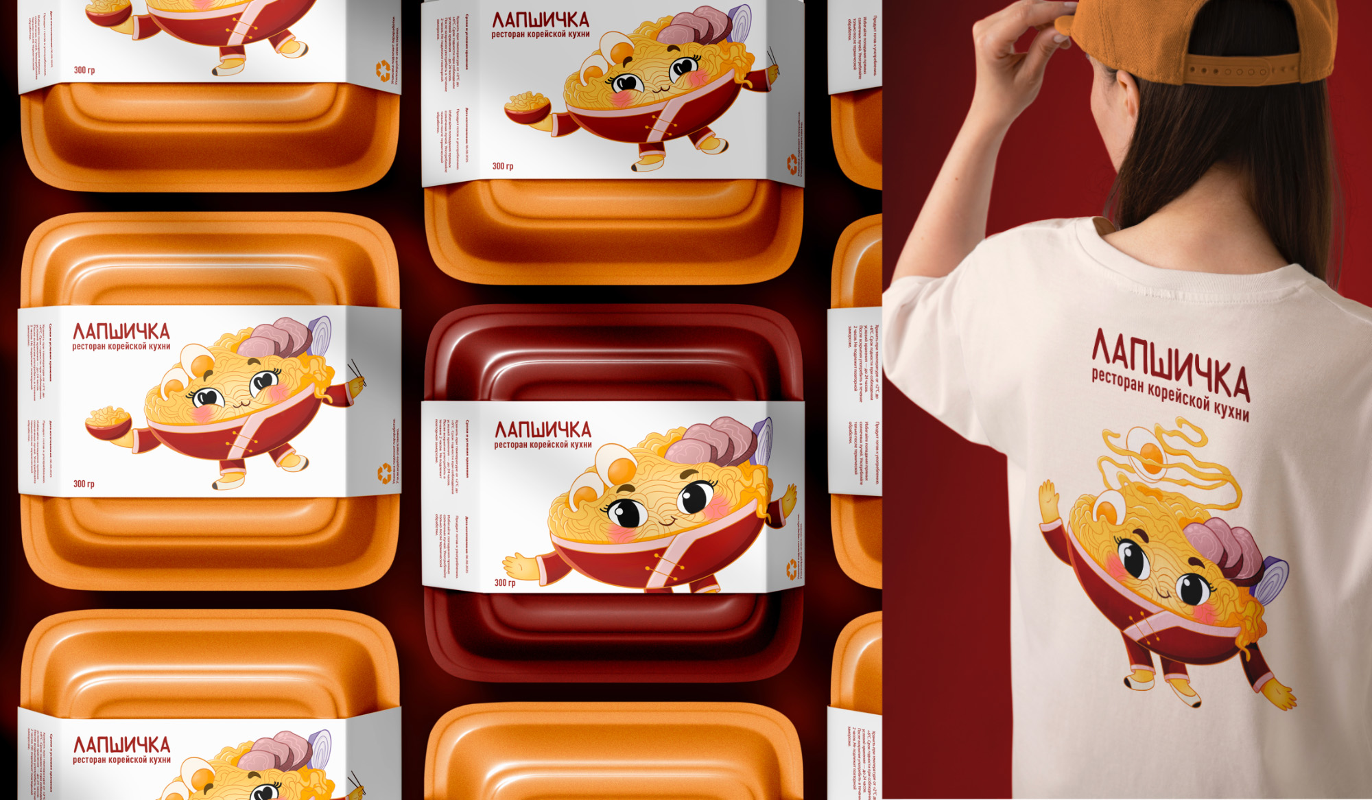 Бренд-персонаж Лапшичка. Маскот для корейского кафе — Изображение №7 — Брендинг, Иллюстрация на Dprofile