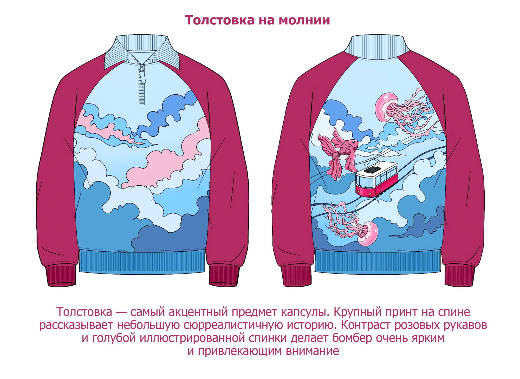 Иллюстрации для коллекции одежды Ozon × ТВОЕ — Изображение №3 — Брендинг, Иллюстрация на Dprofile