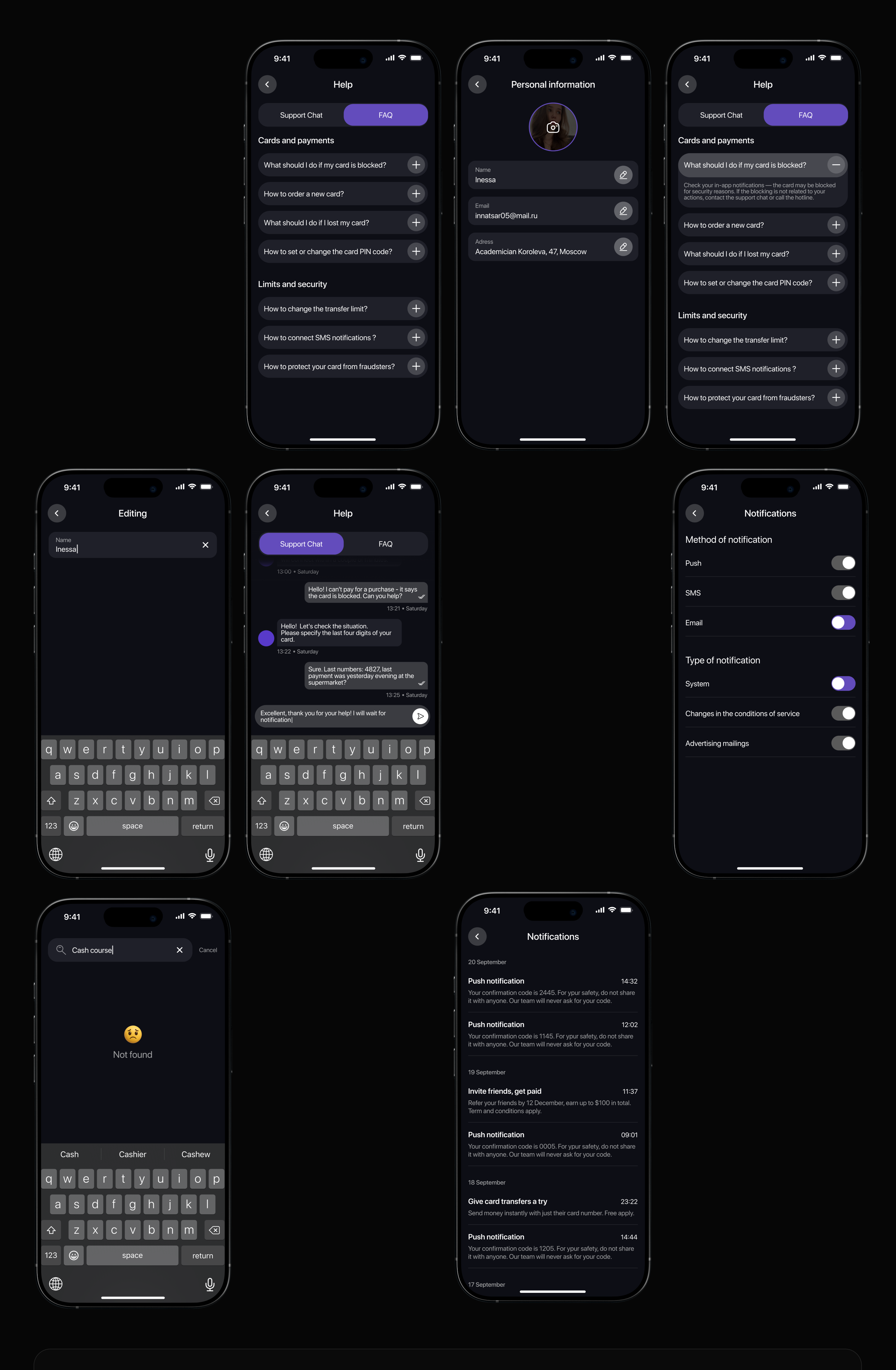 Mobil app for the bank — Изображение №9 — Интерфейсы на Dprofile