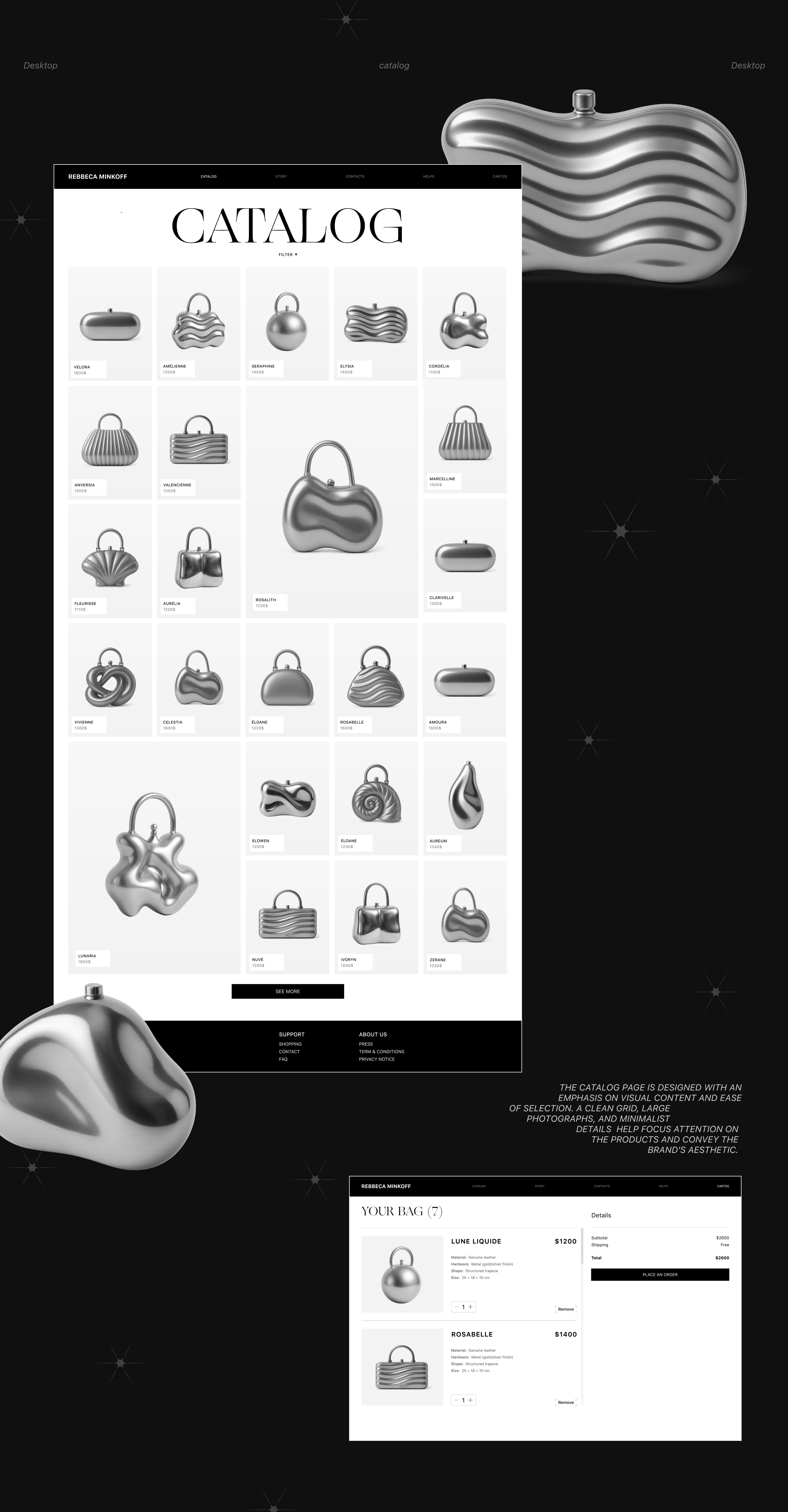 Online - store // Web site — Изображение №5 — Интерфейсы на Dprofile