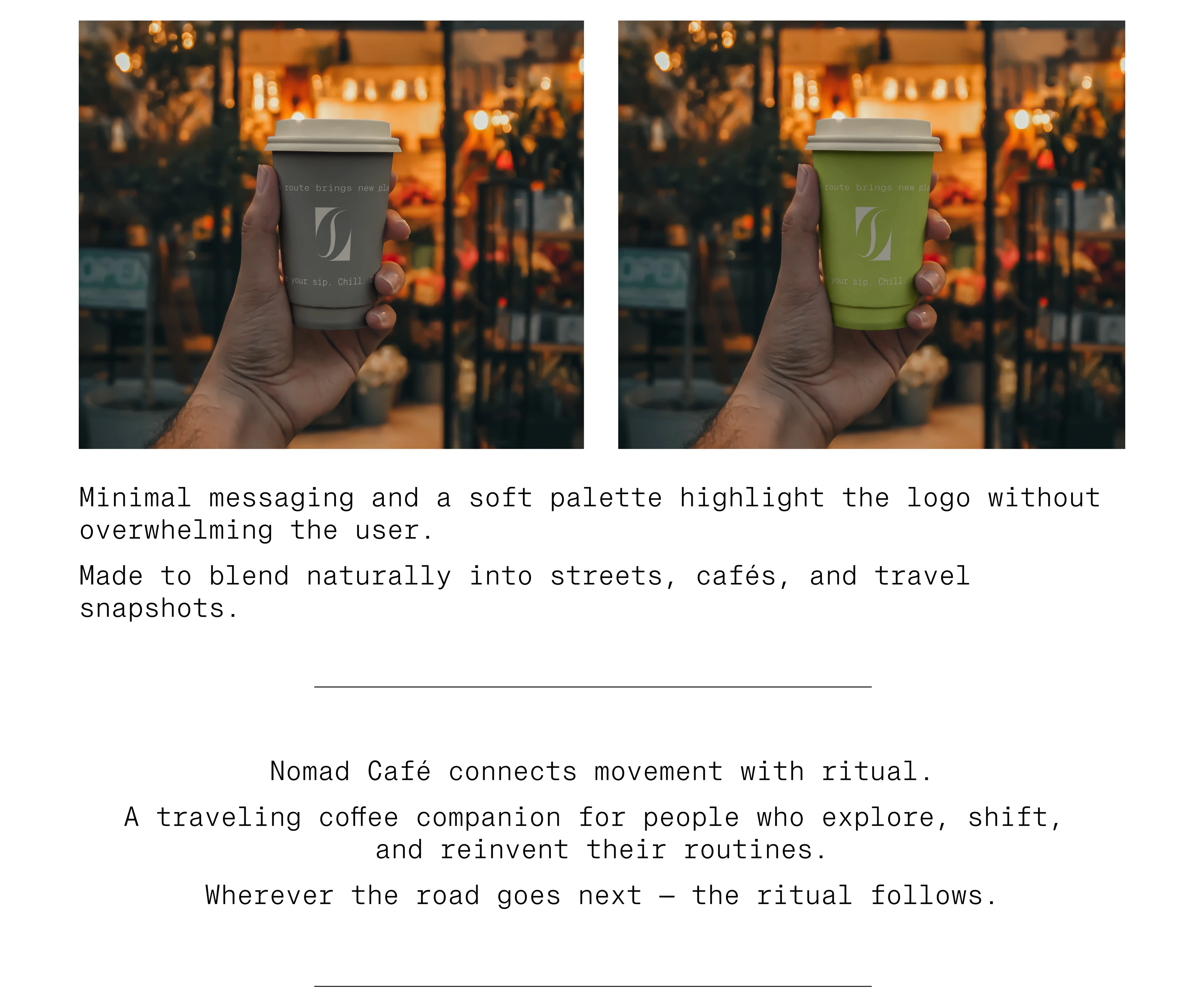NOMAD CAFÉ Brand Book — Изображение №8 — Брендинг на Dprofile