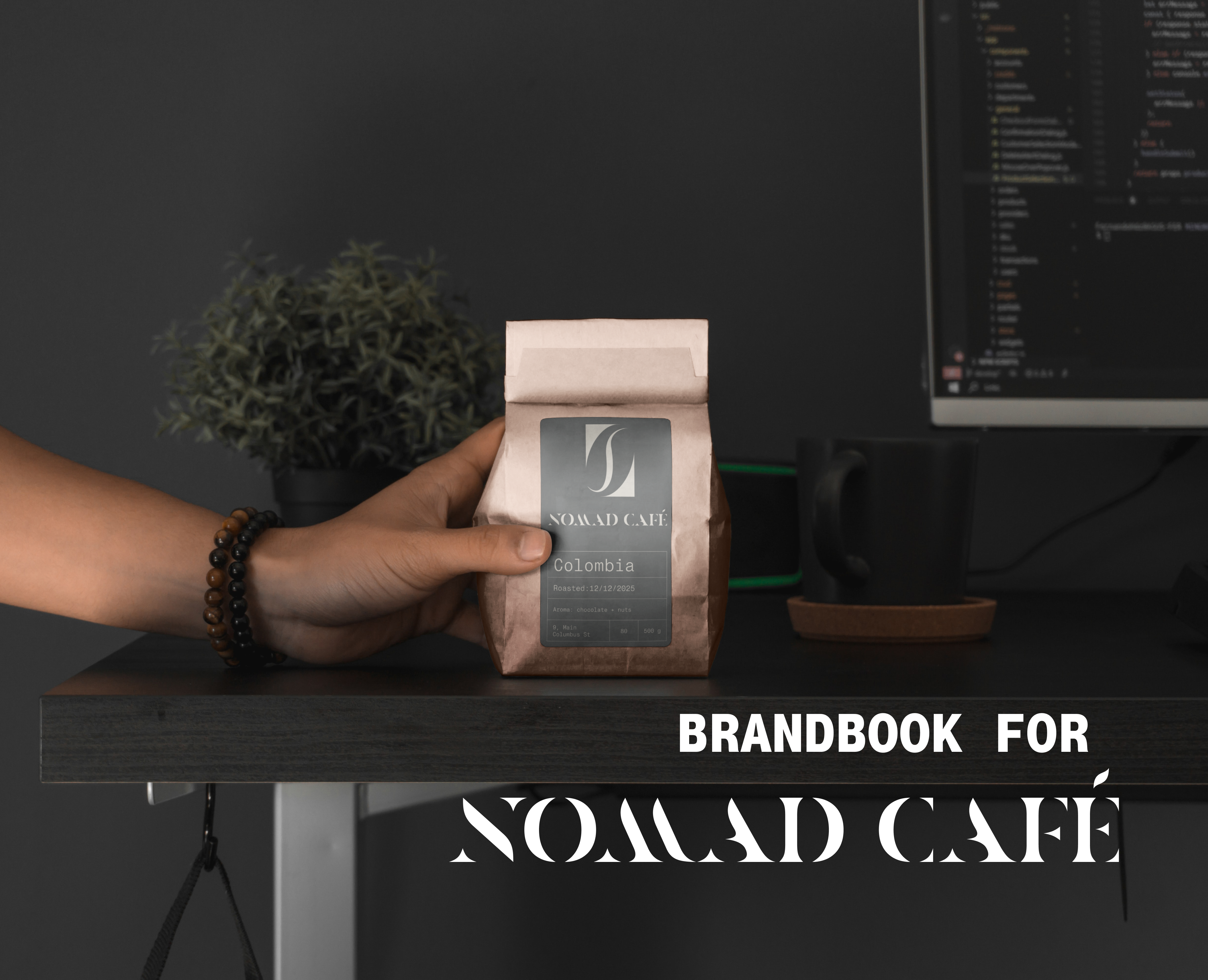 NOMAD CAFÉ Brand Book — Брендинг на Dprofile