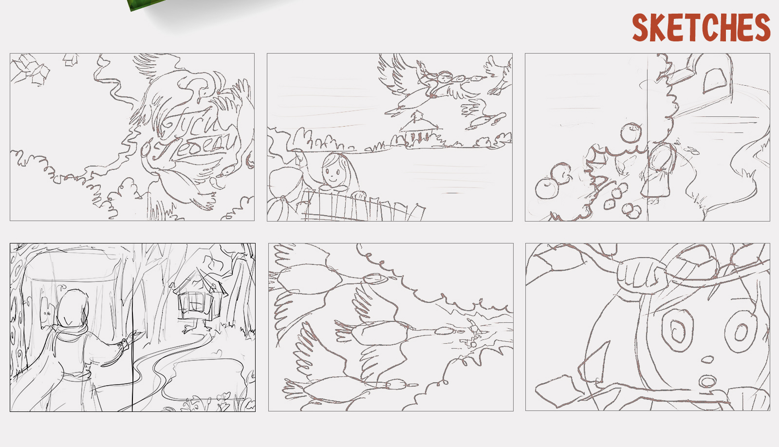 Иллюстрации для детской сказки "Гуси-Лебеди" — Изображение №3 — Иллюстрация, Графика на Dprofile