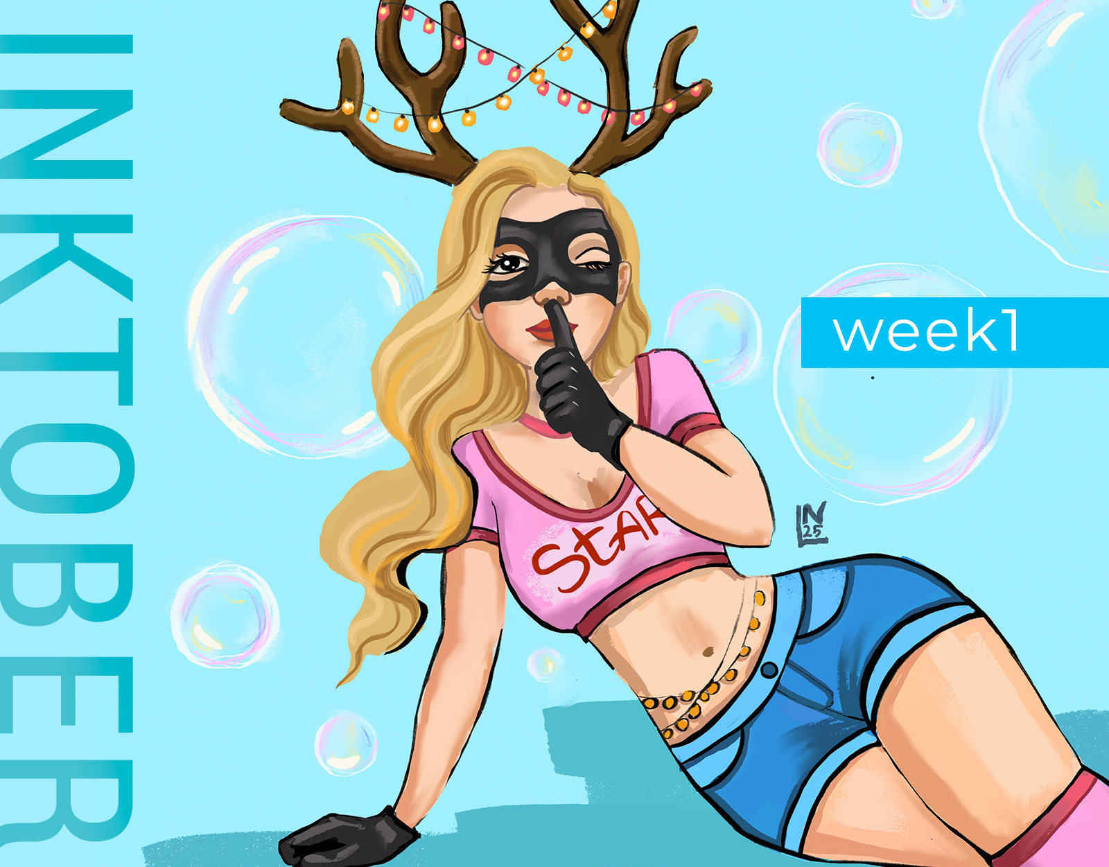 Инктобер 2025. Иллюстрации первой недели. — Изображение №1 — Иллюстрация на Dprofile