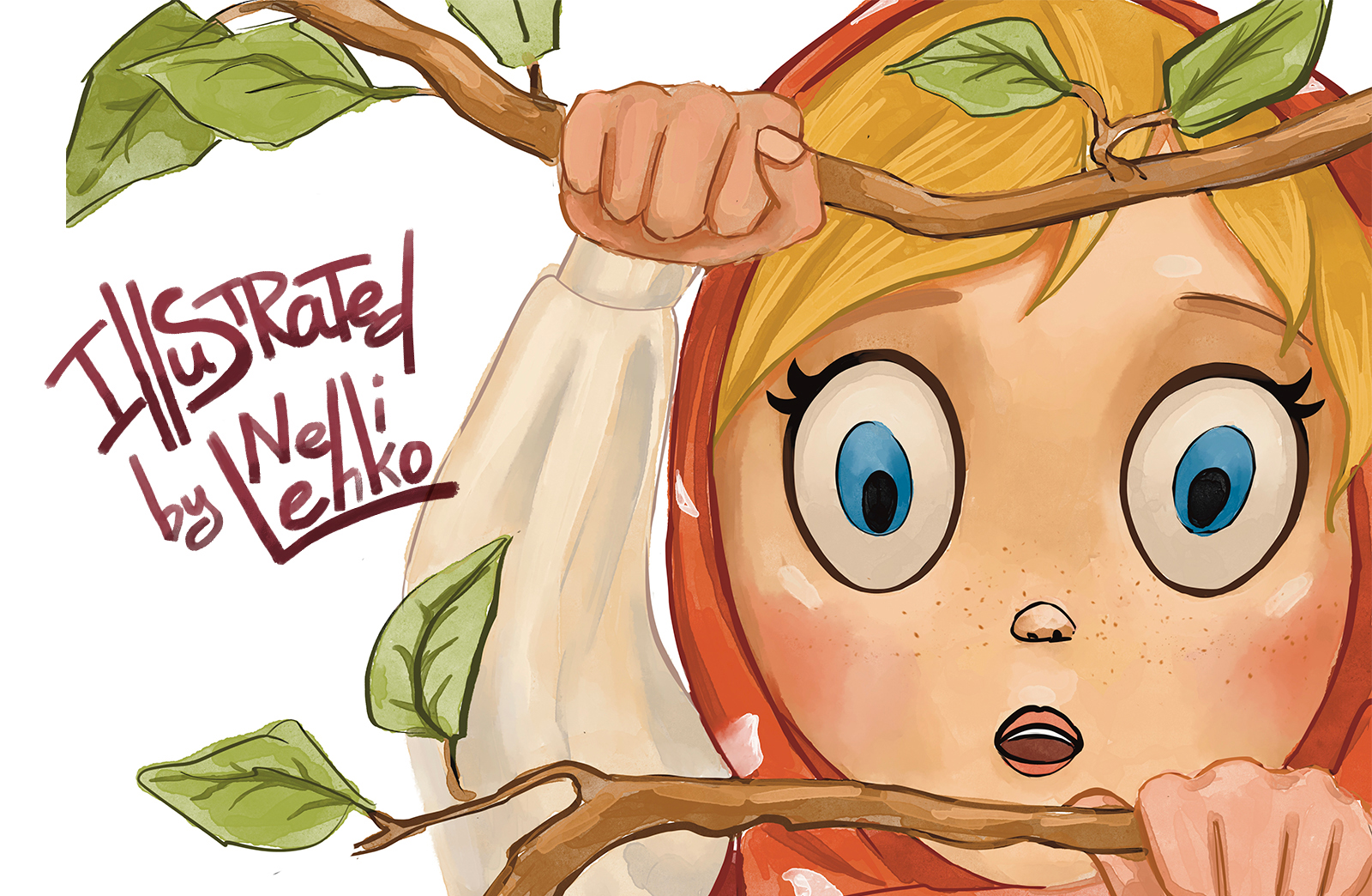 Иллюстрации для детской сказки "Гуси-Лебеди" — Изображение №1 — Иллюстрация, Графика на Dprofile