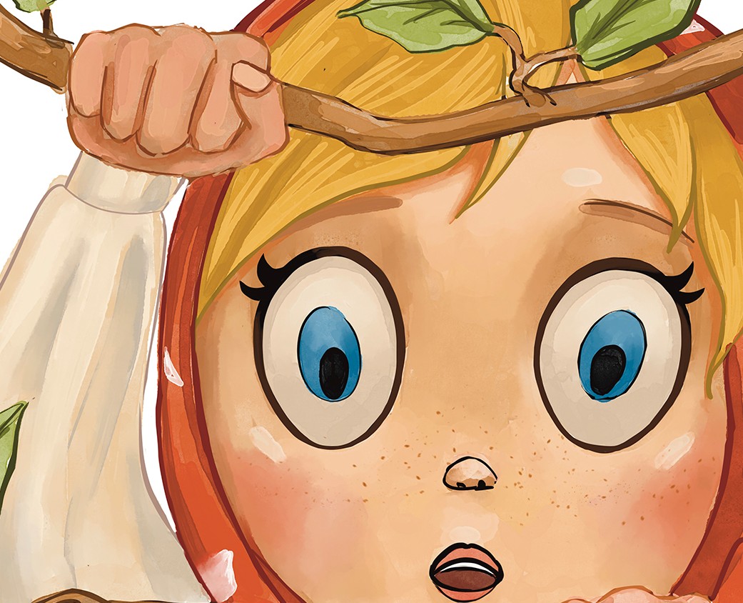 Иллюстрации для детской сказки "Гуси-Лебеди" — Иллюстрация, Графика на Dprofile