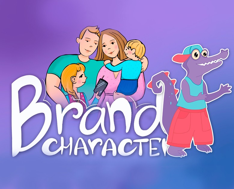 Бренд персонаж для приложения — Брендинг, Иллюстрация на Dprofile