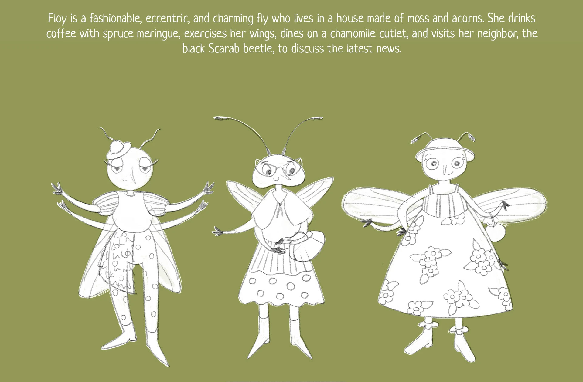 Книжная иллюстрация/ Мушка — Изображение №3 — Брендинг, Иллюстрация на Dprofile