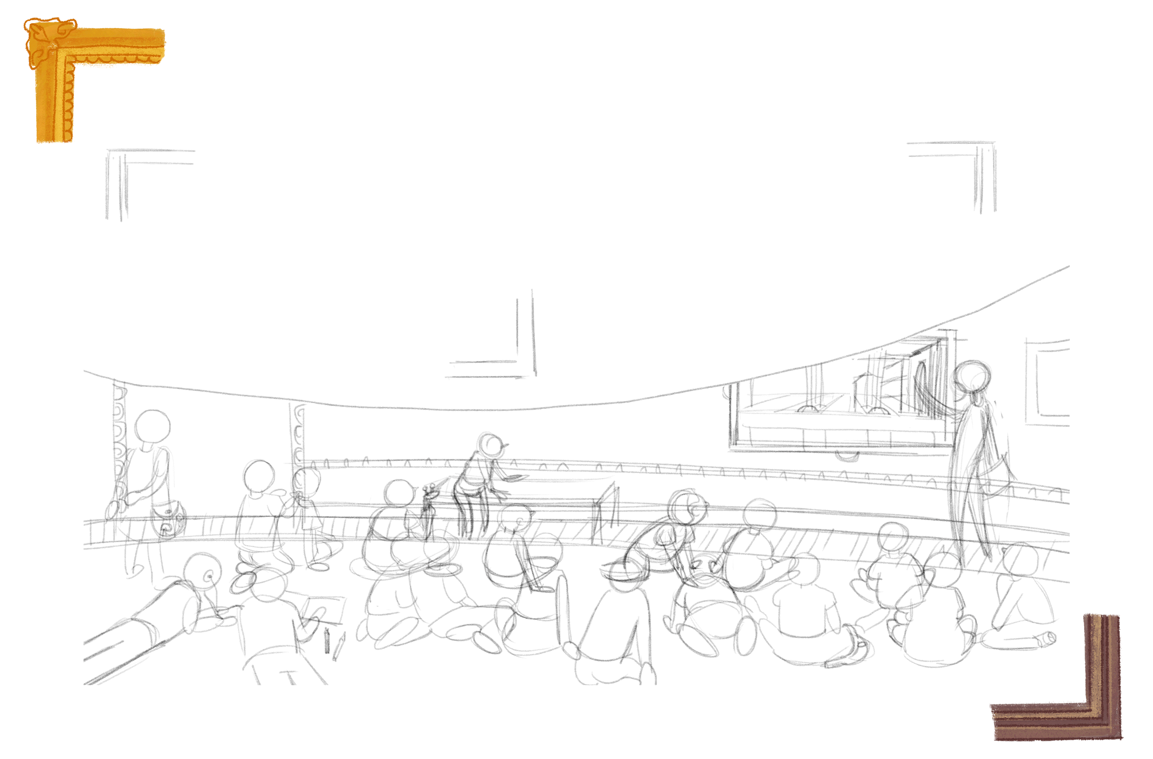 Иллюстрация к детской книге/ Музей — Изображение №2 — Иллюстрация, Графика на Dprofile