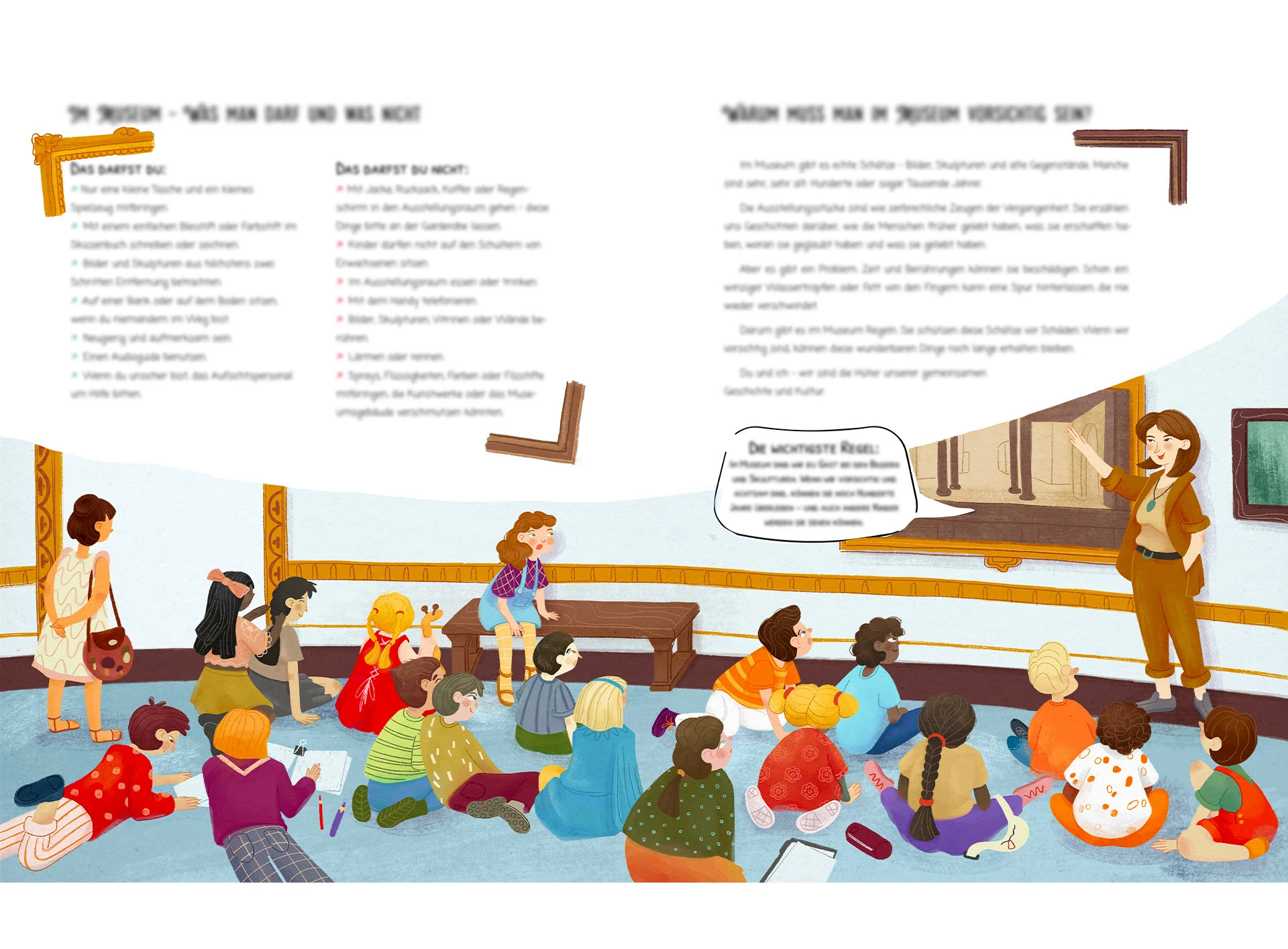 Иллюстрация к детской книге/ Музей — Изображение №4 — Иллюстрация, Графика на Dprofile