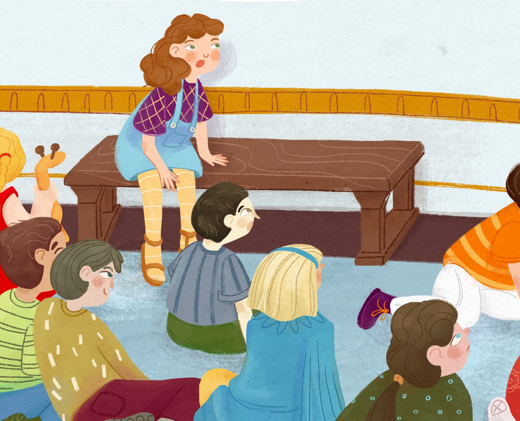 Иллюстрация к детской книге/ Музей — Иллюстрация, Графика на Dprofile