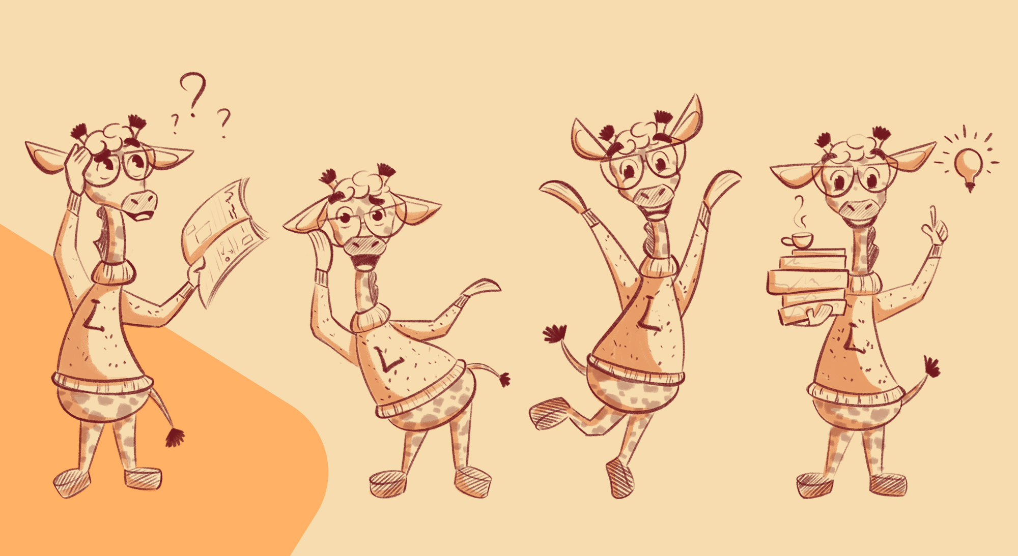 Иллюстрации бренд-персонажа для детской онлайн школы — Изображение №5 — Брендинг, Иллюстрация на Dprofile