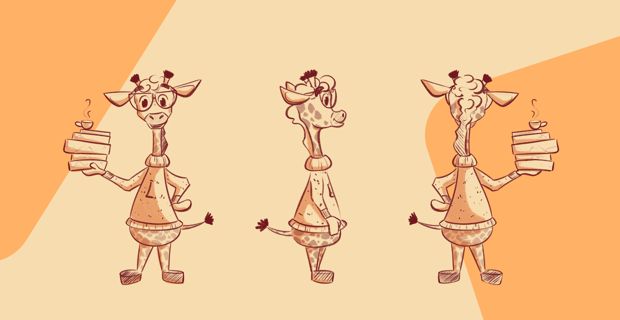 Иллюстрации бренд-персонажа для детской онлайн школы — Изображение №6 — Брендинг, Иллюстрация на Dprofile