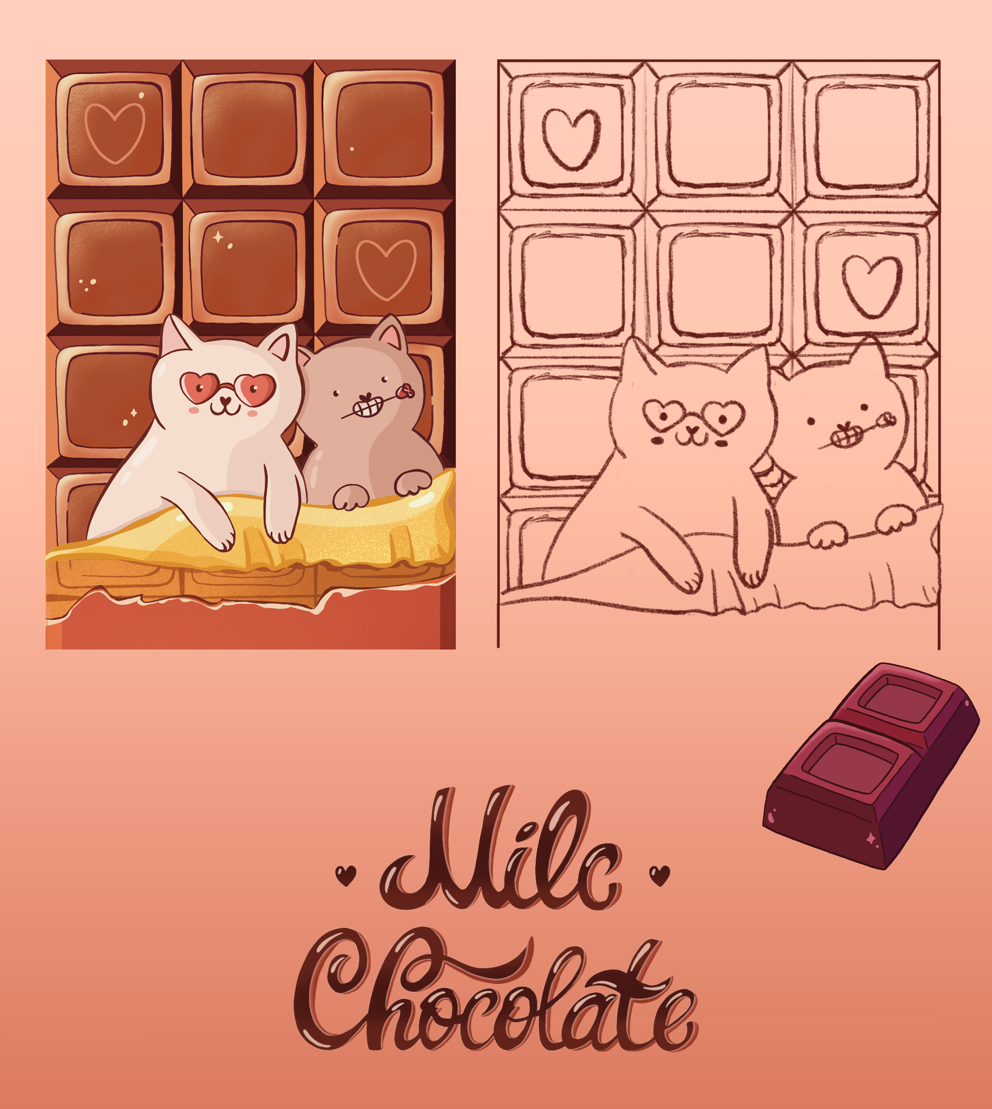 Дизайн и иллюстрация упаковки шоколада — Изображение №6 — Брендинг, Графика на Dprofile