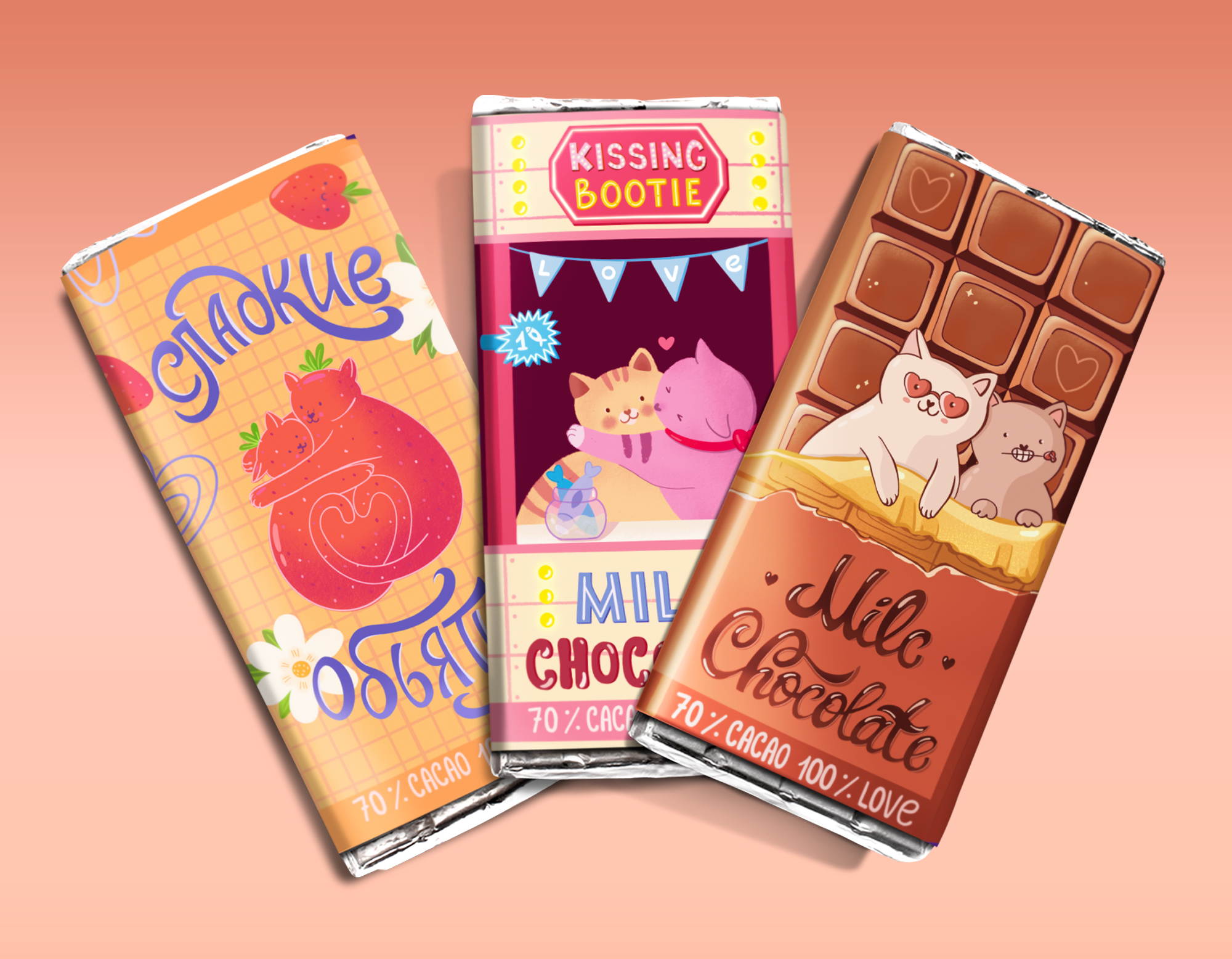 Дизайн и иллюстрация упаковки шоколада — Изображение №8 — Брендинг, Графика на Dprofile