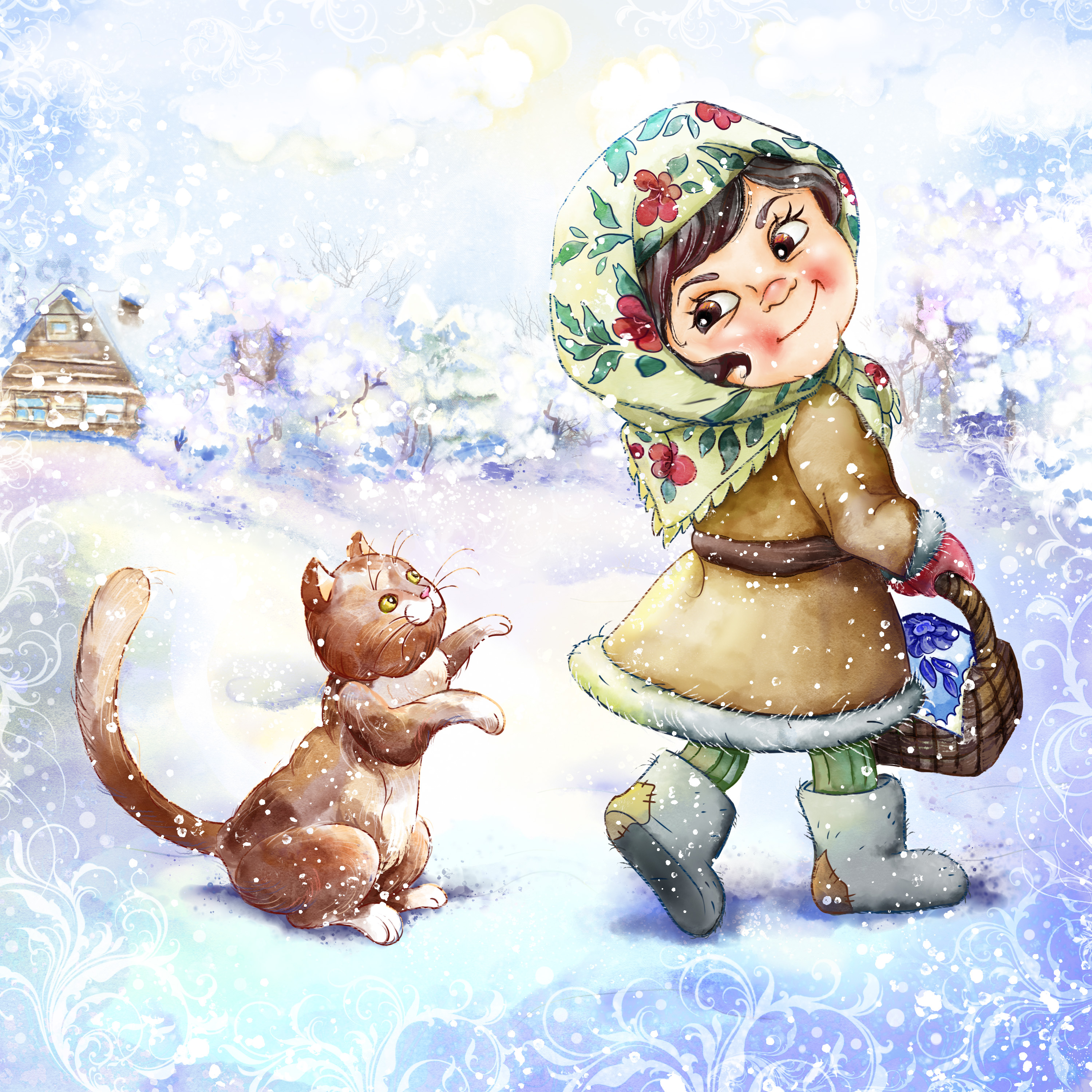 Подарёнка и Мурёнка — Изображение №5 — Иллюстрация на Dprofile