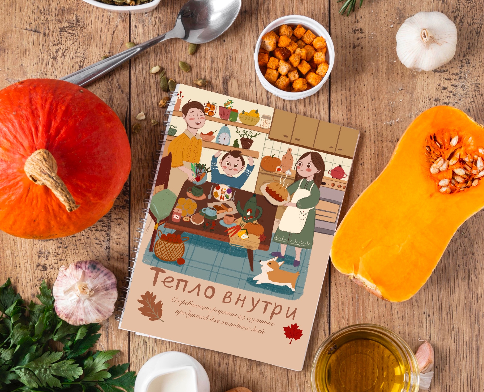Сборник рецептов — Брендинг, Иллюстрация на Dprofile