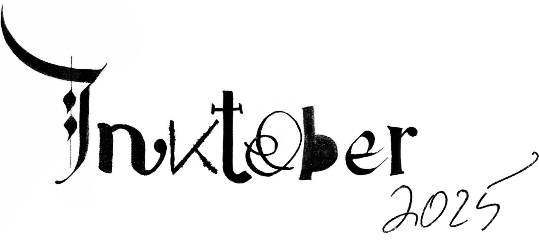 Inktober 2025 — Изображение №1 — Брендинг, Графика на Dprofile