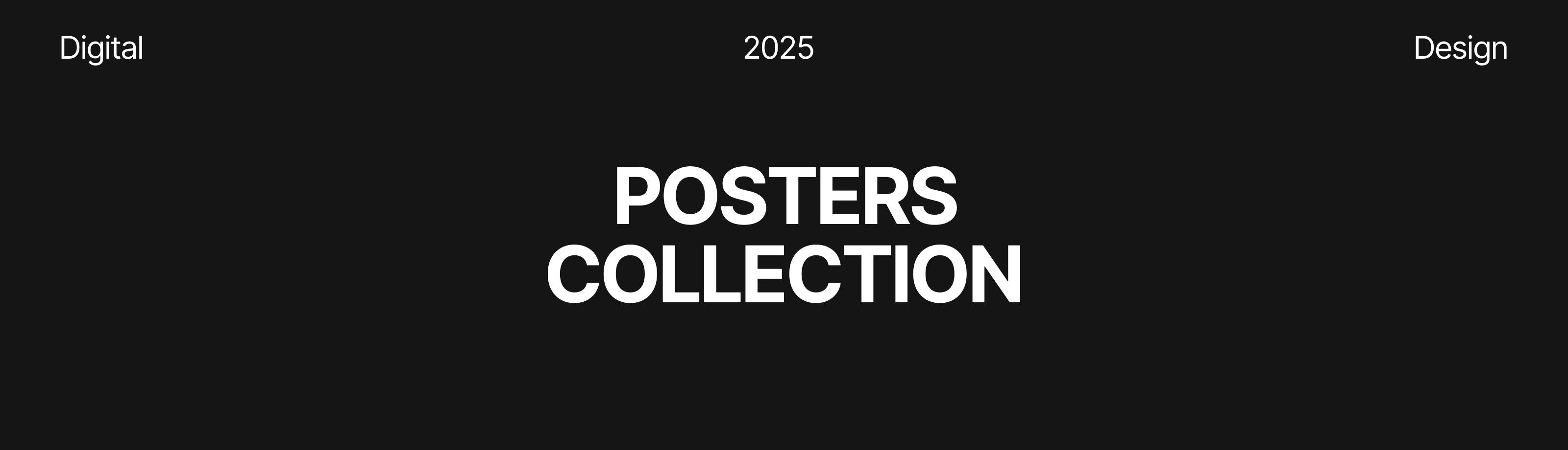 Posters Collection 2025 — Изображение №1 — Графика, Маркетинг на Dprofile