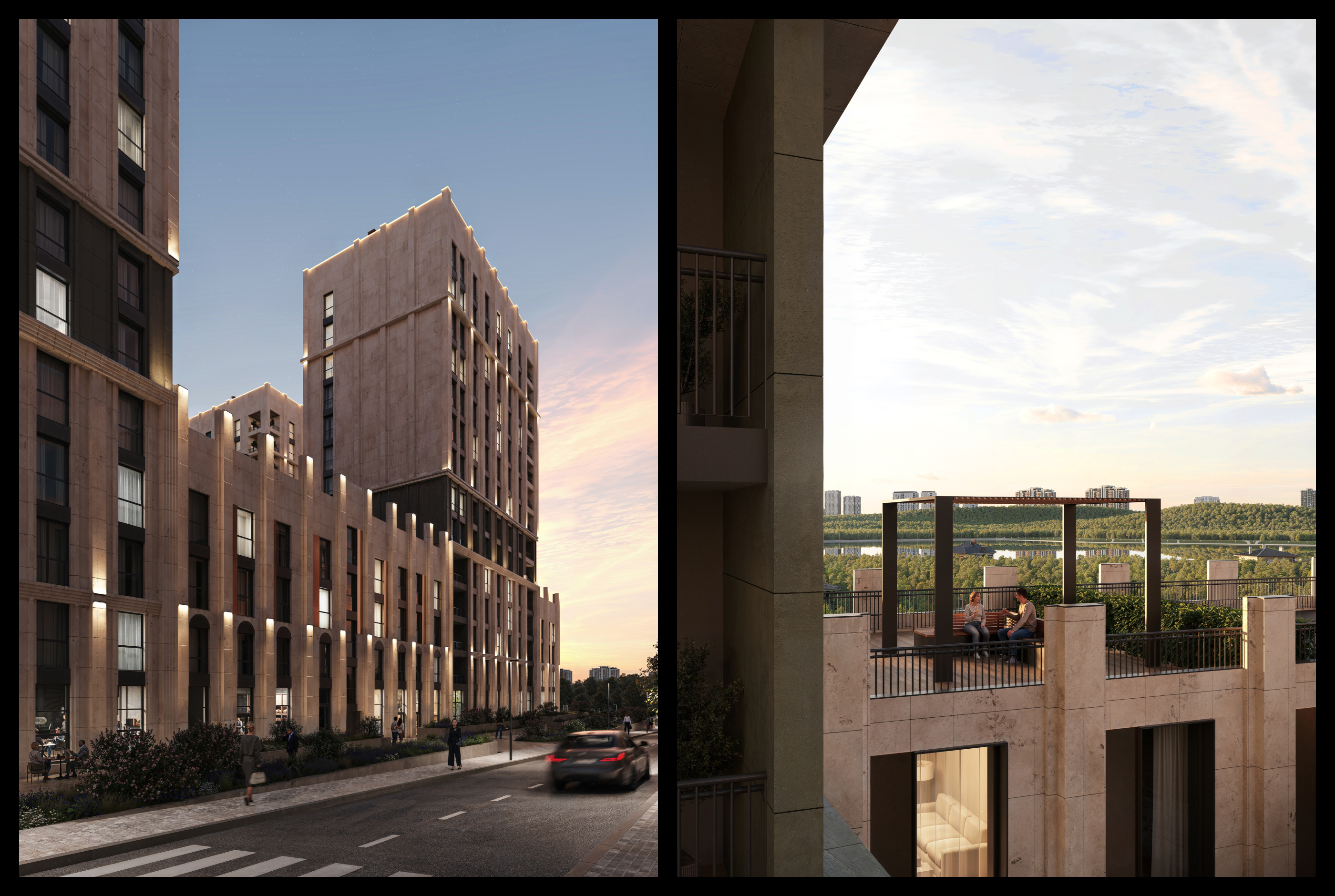 ЖК "Моне" | 3D визуализация — Изображение №3 — 3D, Архитектура на Dprofile