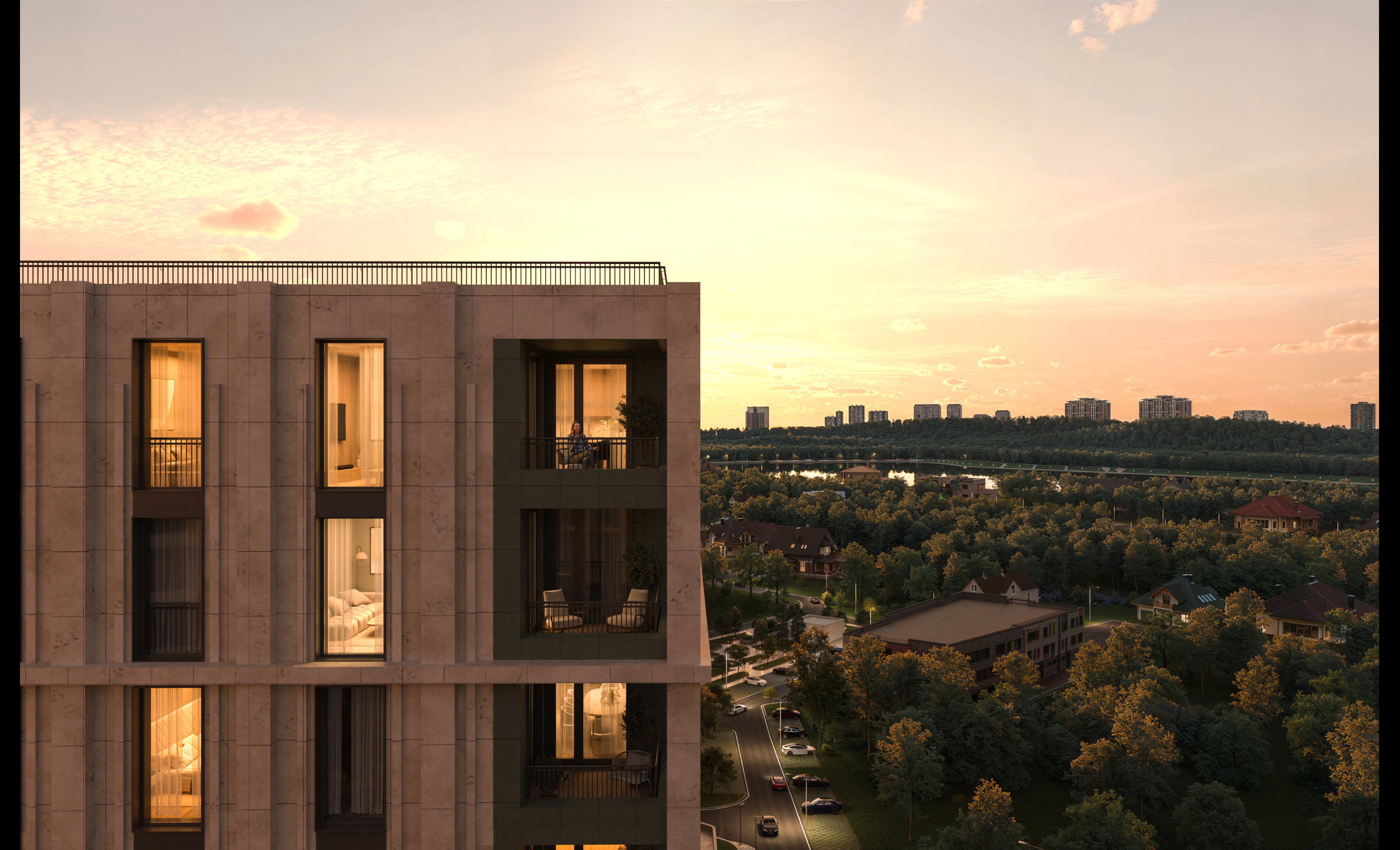 ЖК "Моне" | 3D визуализация — Изображение №4 — 3D, Архитектура на Dprofile