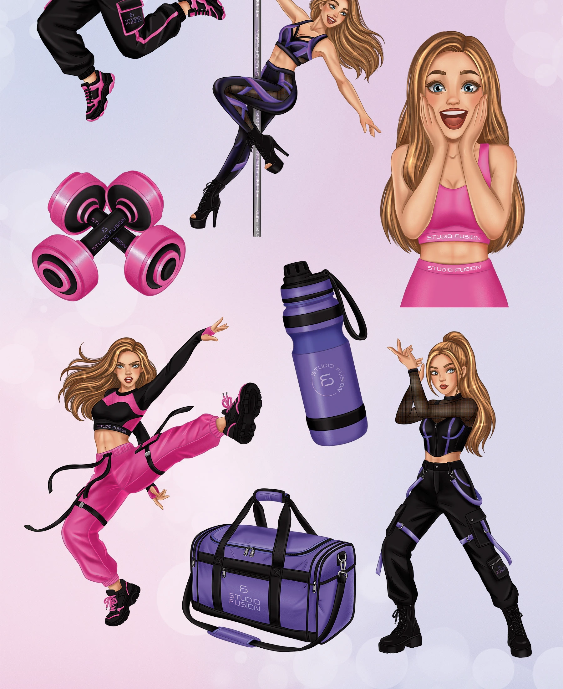 3Д СТИКЕРЫ ДЛЯ МЕРЧА | Custom 3D Stickers for Merch — Изображение №5 — Брендинг, Иллюстрация на Dprofile