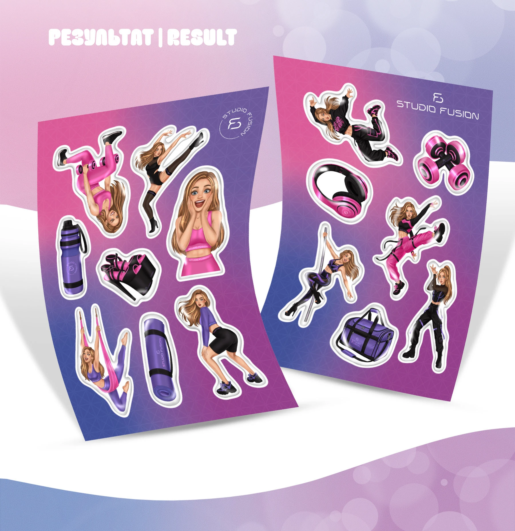 3Д СТИКЕРЫ ДЛЯ МЕРЧА | Custom 3D Stickers for Merch — Изображение №6 — Брендинг, Иллюстрация на Dprofile