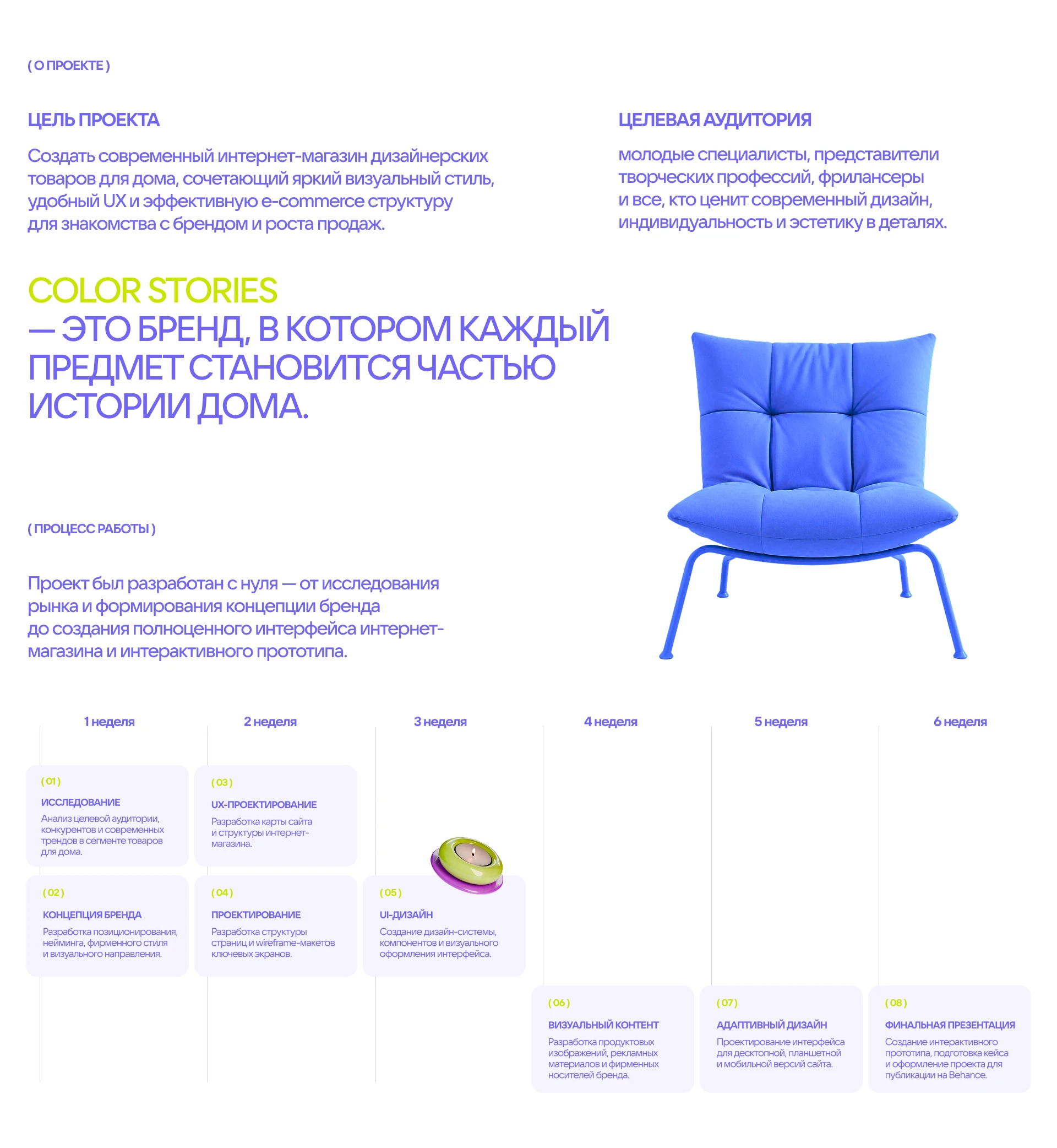 COLOR STORIES | Dopamine Home Decor online store — Изображение №2 — Интерфейсы на Dprofile
