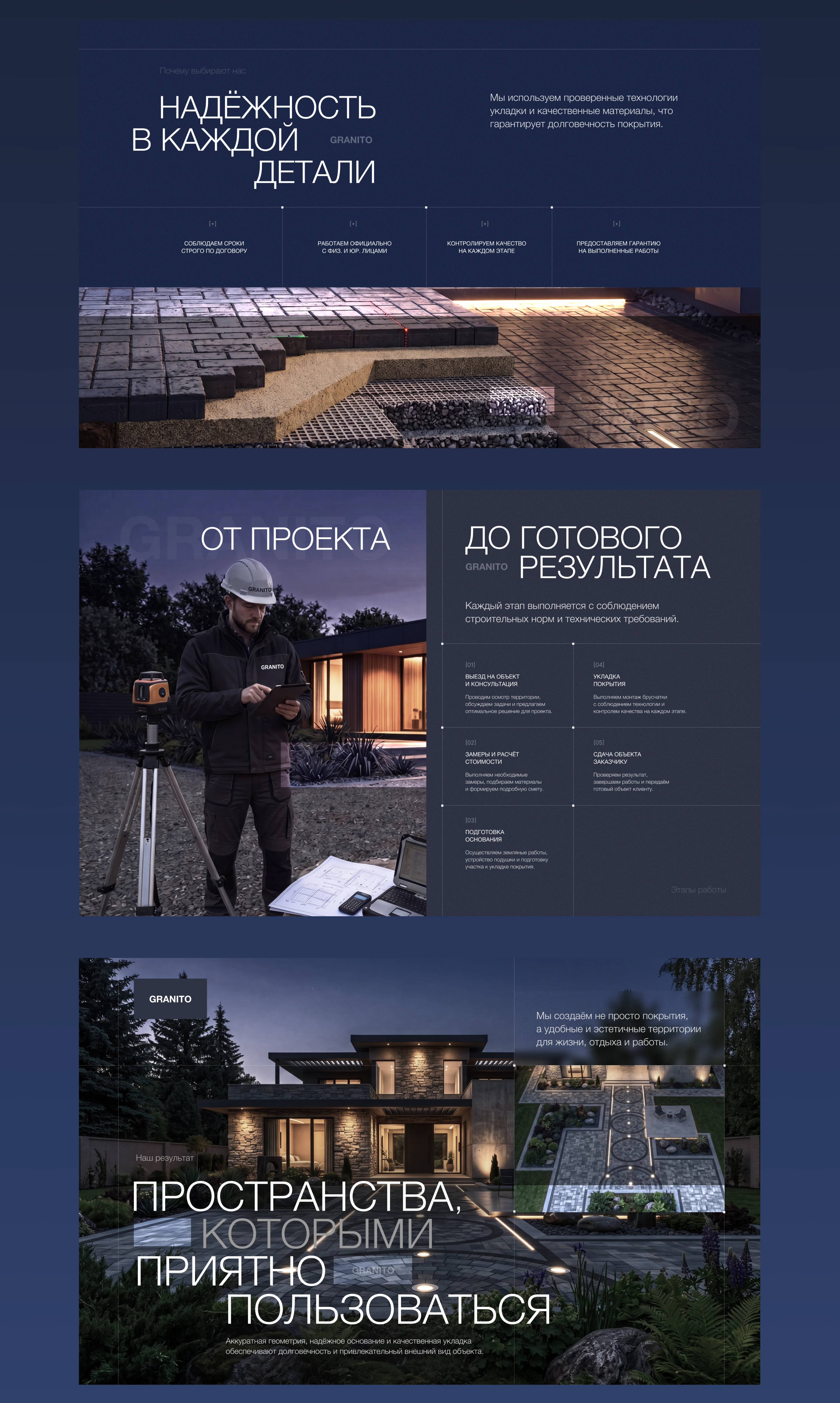 Презентация | Ландшафтный дизайн | Брусчатка | Cтройка — Изображение №12 — Брендинг, Архитектура на Dprofile