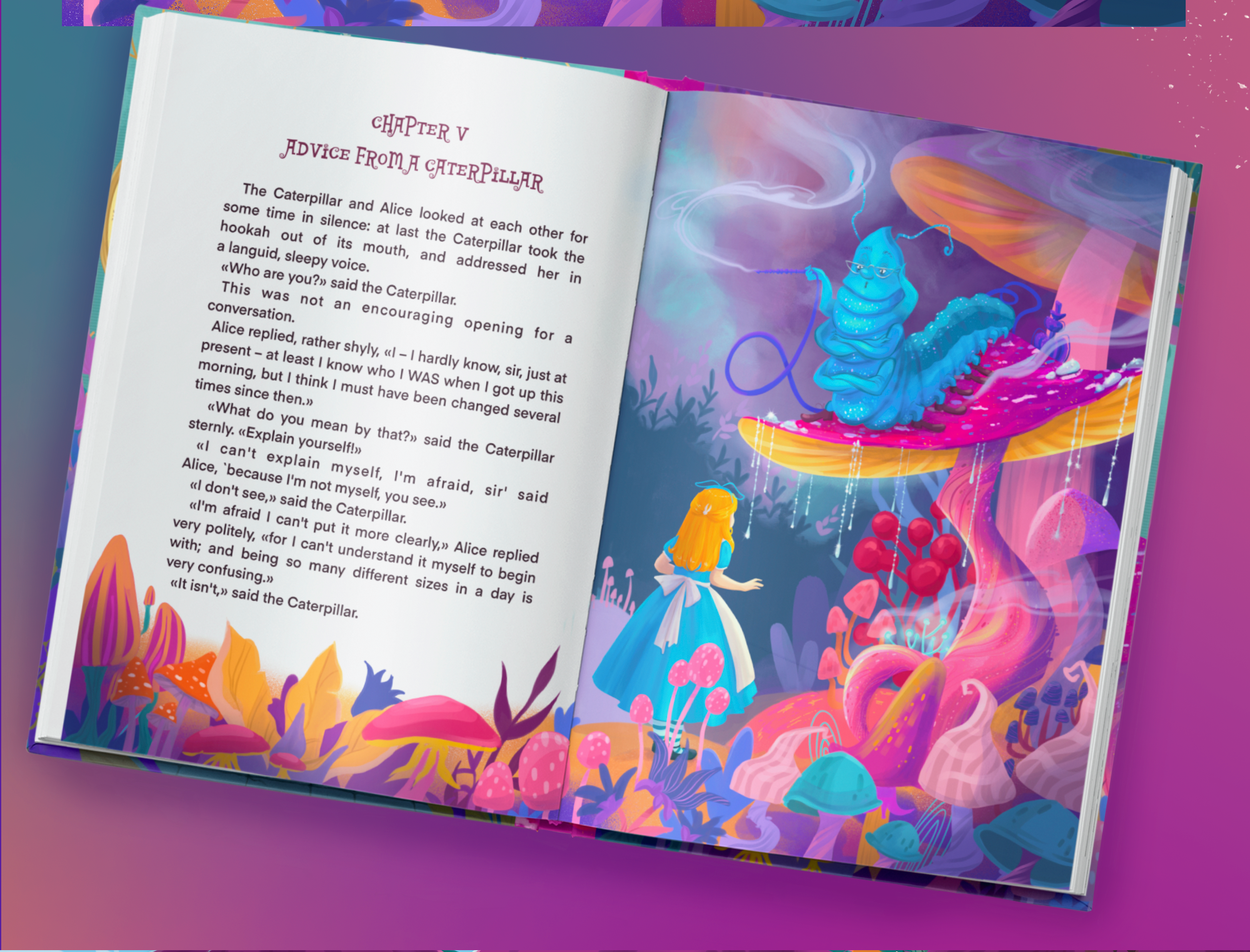 Алиса в Стране чудес. Иллюстрации и книжная обложка. — Изображение №10 — Иллюстрация на Dprofile