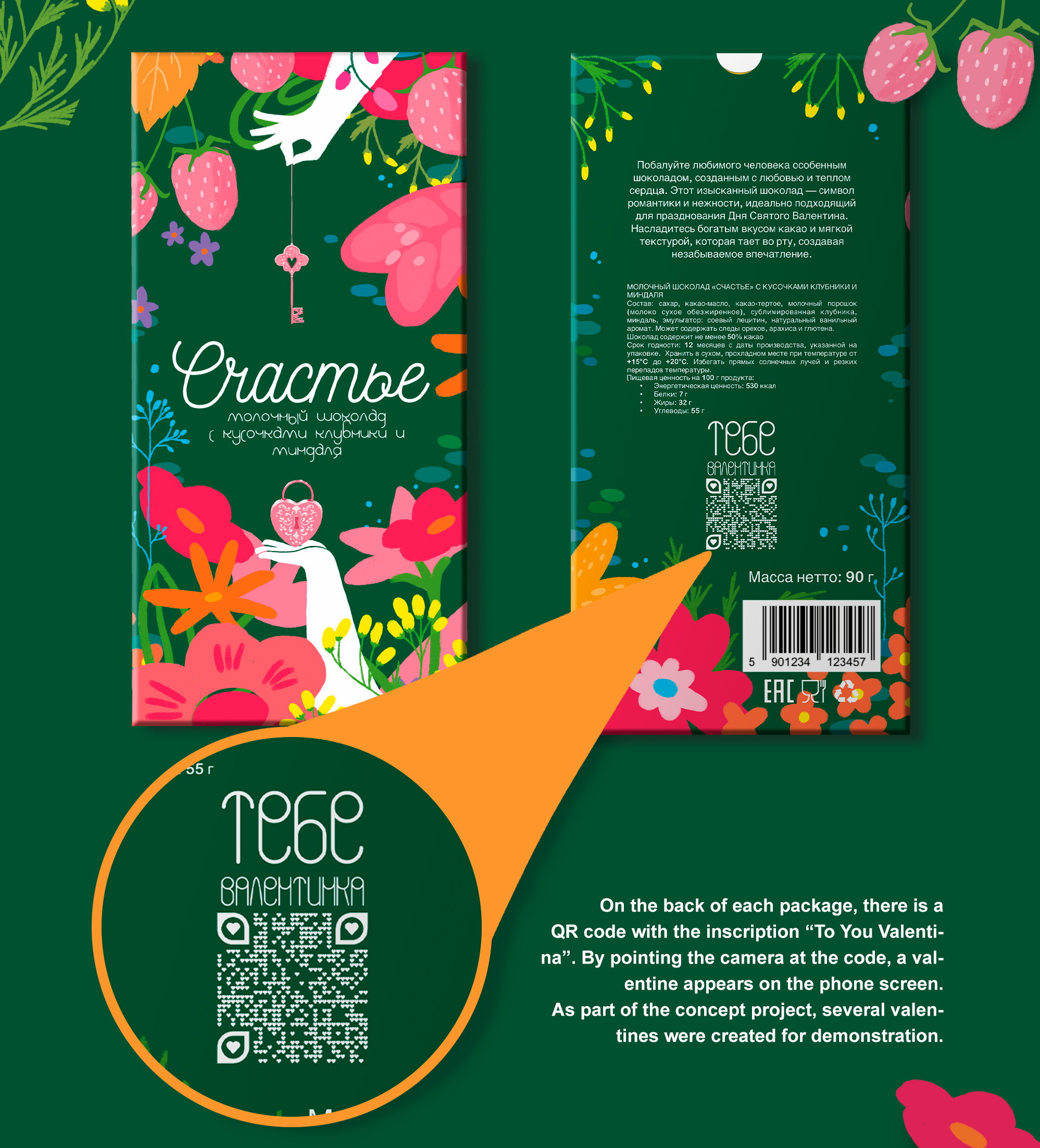 Иллюстрации для упаковки шоколада к 14 февраля — Изображение №8 — Интерфейсы, Иллюстрация на Dprofile