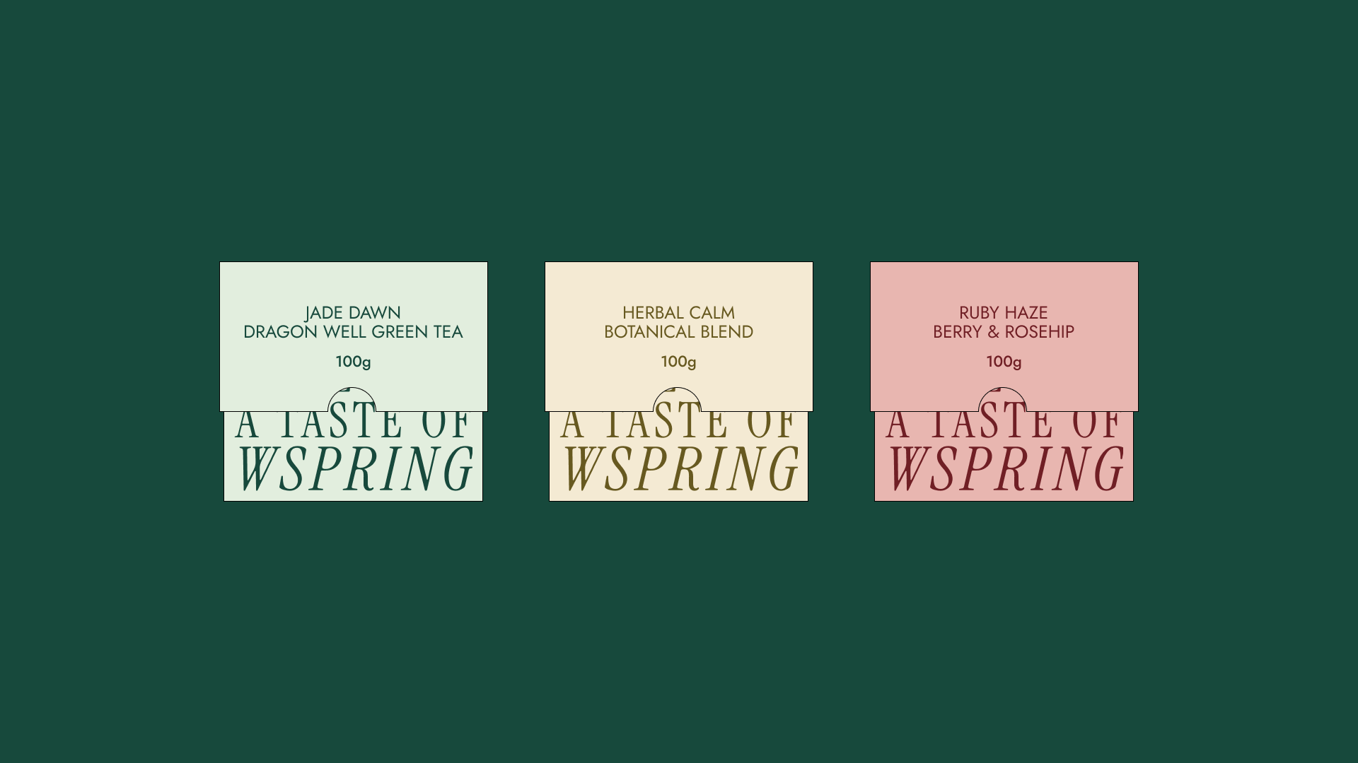 WSPRING — айдентика премиального китайского чая — Изображение №11 — Брендинг на Dprofile