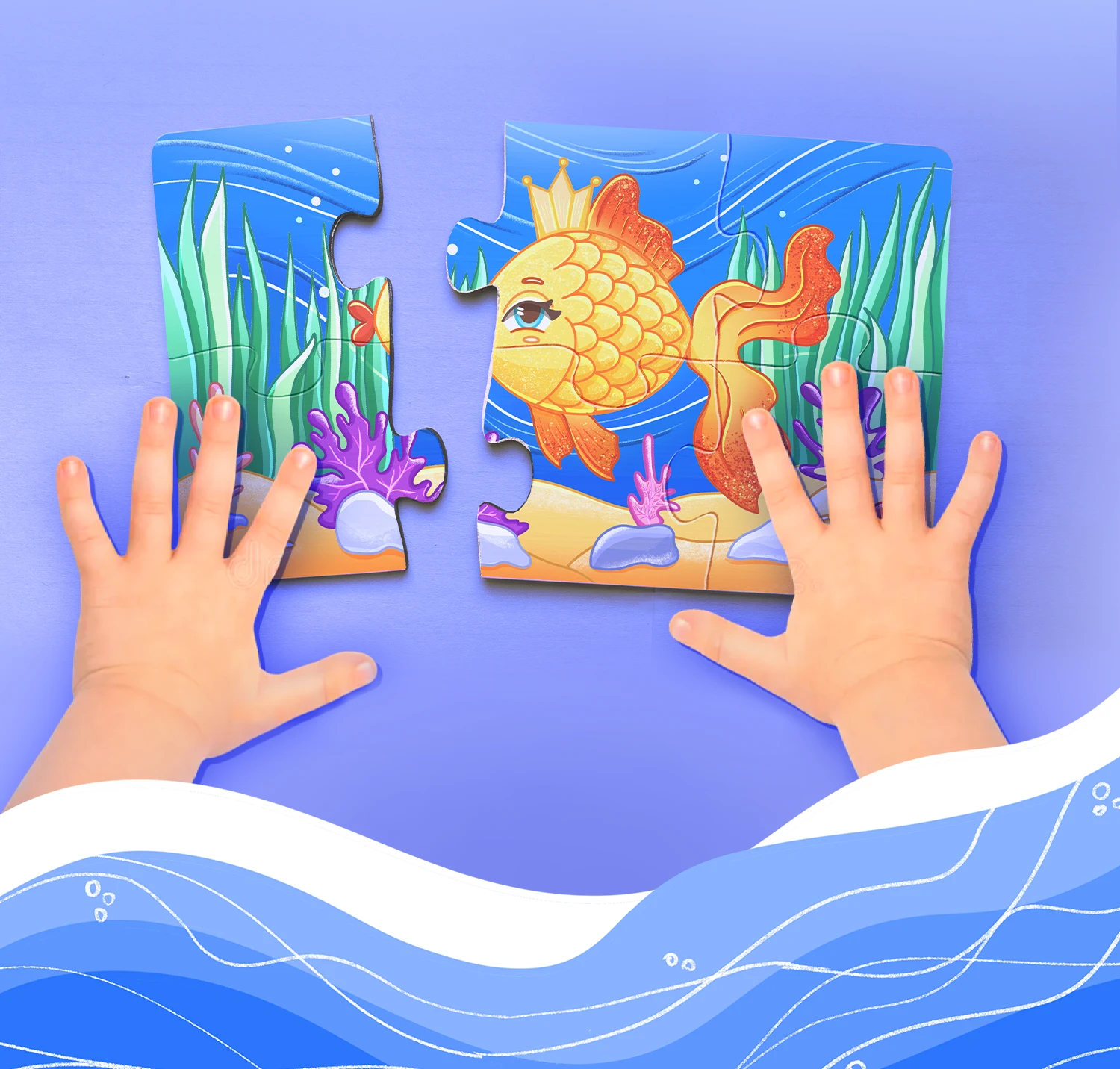 Детские Пазлы Морские Жители — Изображение №8 — Иллюстрация, Графика на Dprofile